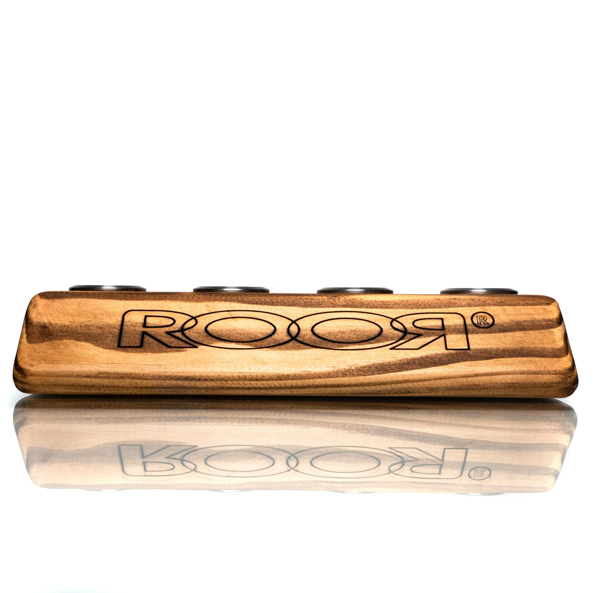 ROOR - Small 4 Hole Slide Holder - 18mm - Dark Wood - Image 4