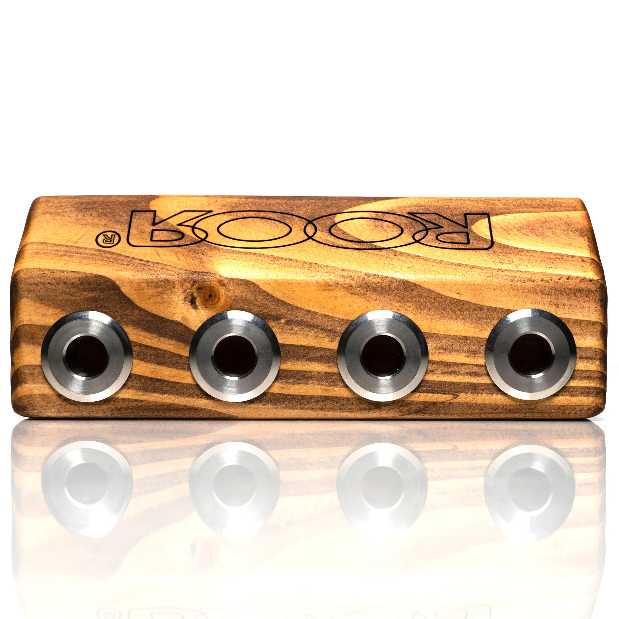 ROOR - Small 4 Hole Slide Holder - 14mm - Dark Wood - Image 3