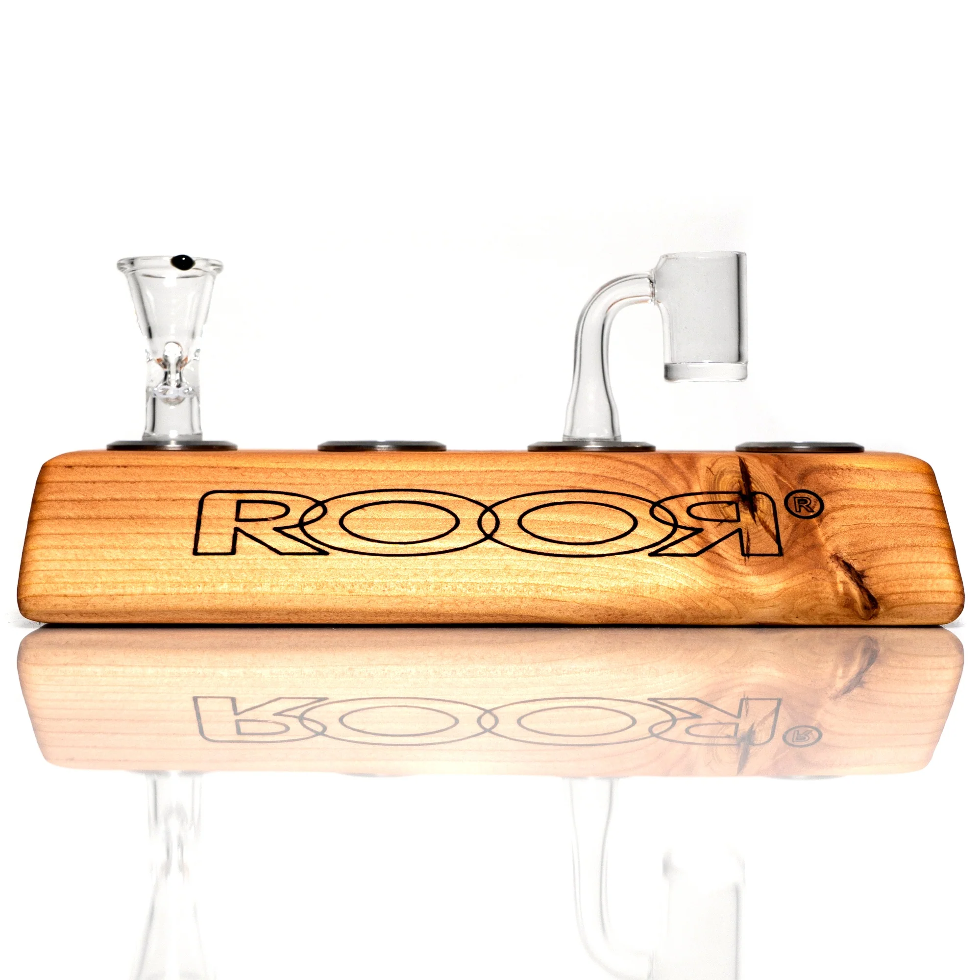 ROOR - Small 4 Hole Slide Holder - 14mm - Light Wood