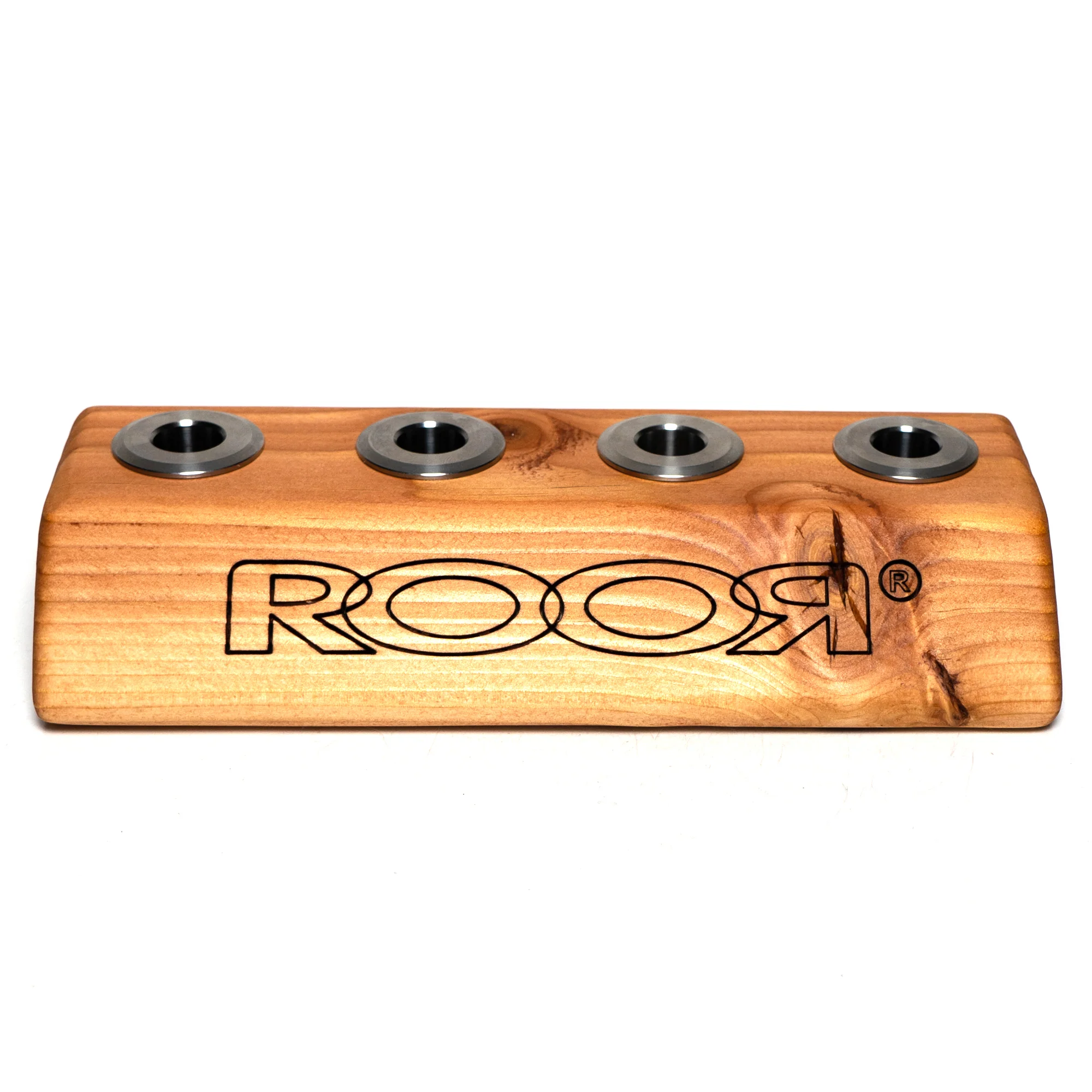 ROOR - Small 4 Hole Slide Holder - 14mm - Light Wood - Image 3