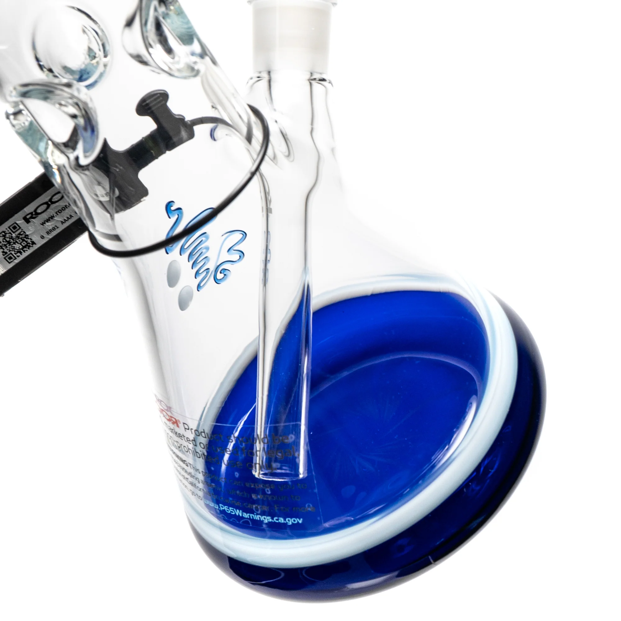 ROOR.US - 14" Beaker - 50x5 - Cobalt & White - Blue & Orange - Image 5