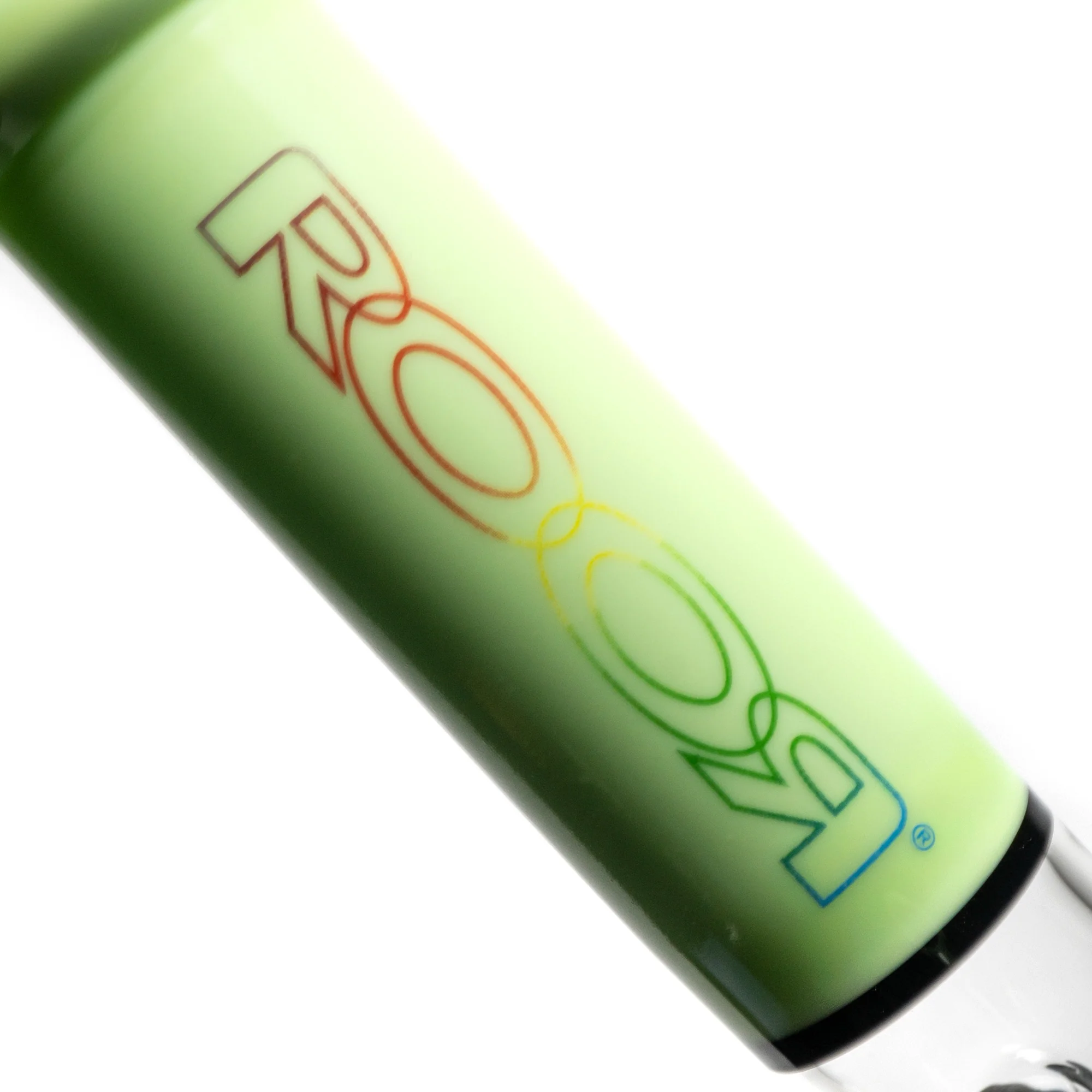 ROOR.US - 14" Straight - 50x5 - Milky Green & Black - Rainbow Outline - Image 4