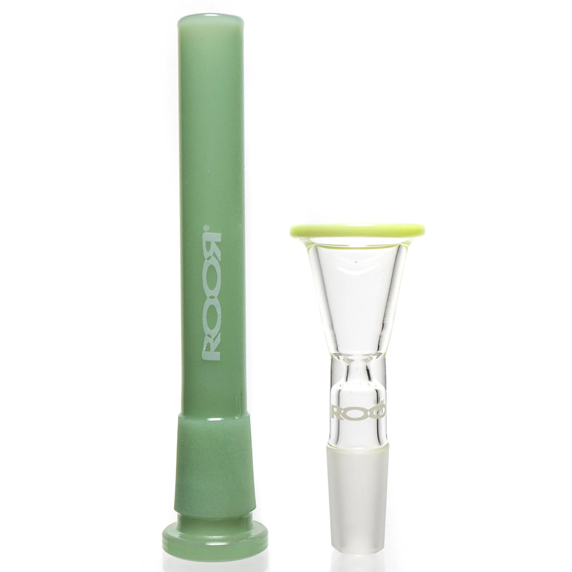 ROOR.US - 14" Straight - 50x5 - Milky Green & Black - Rainbow Outline - Image 7