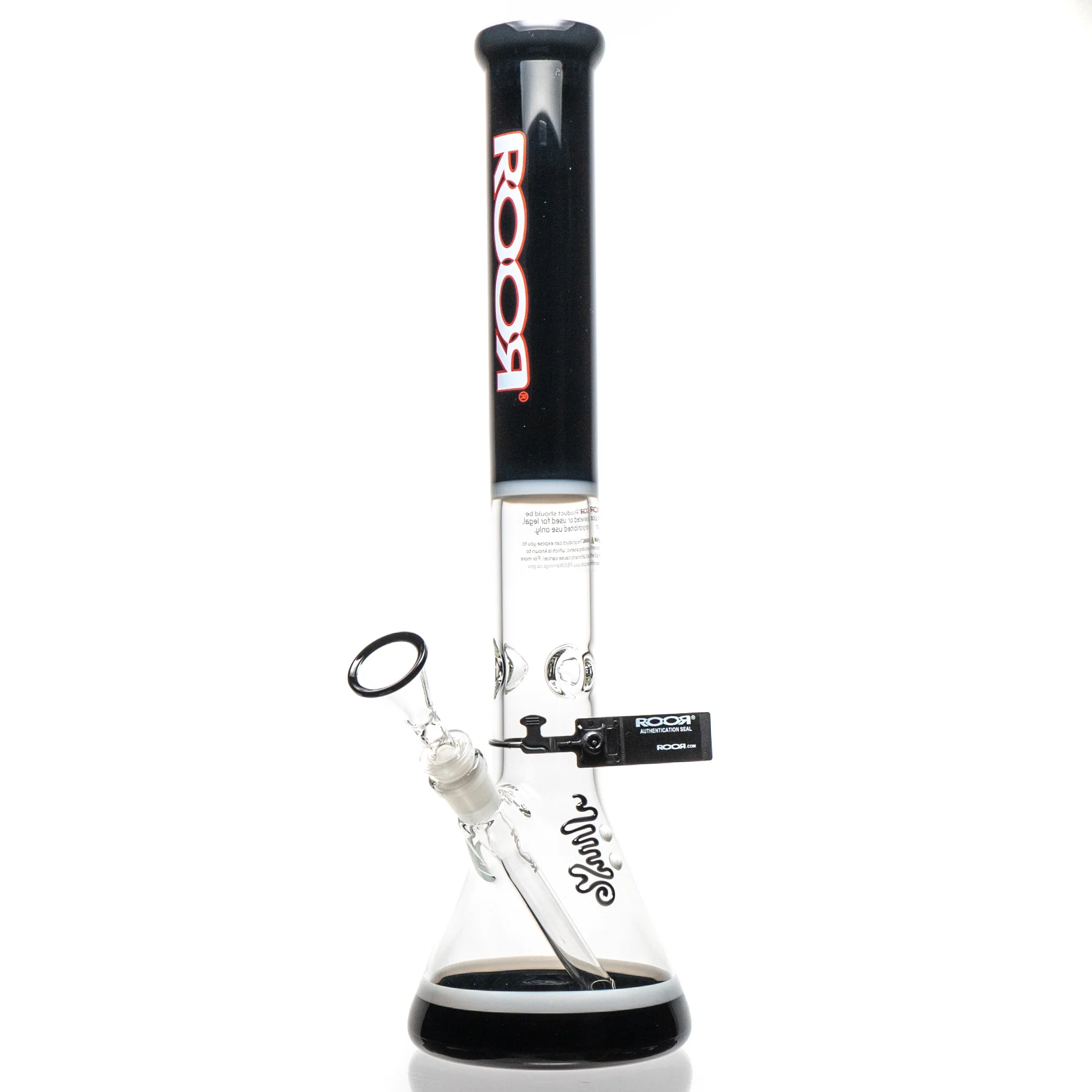 ROOR.US - 18" Beaker - 50x5 - Black & White - White & Red