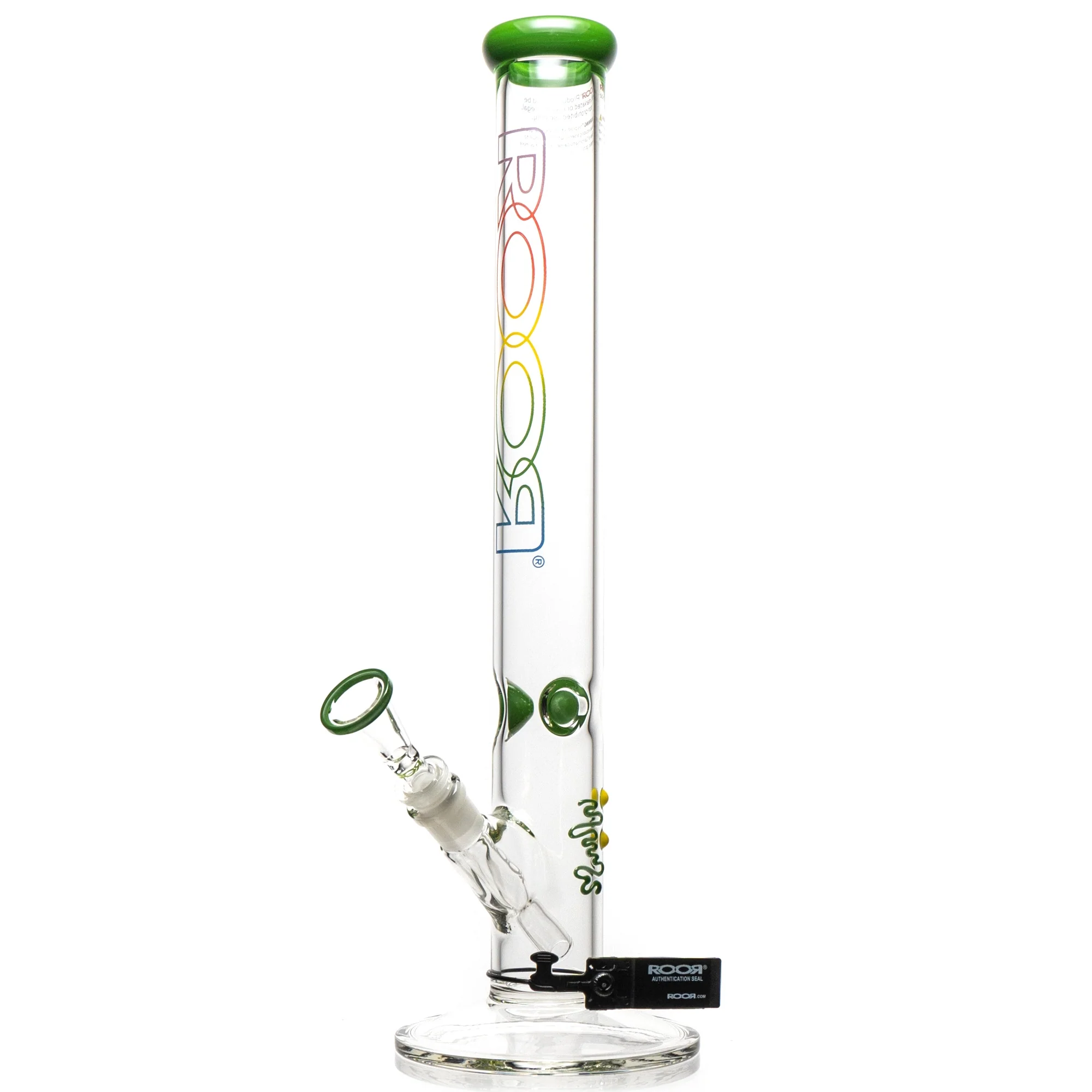 ROOR.US - 18" Straight - 50x5 - Green Accents - Rainbow Outline