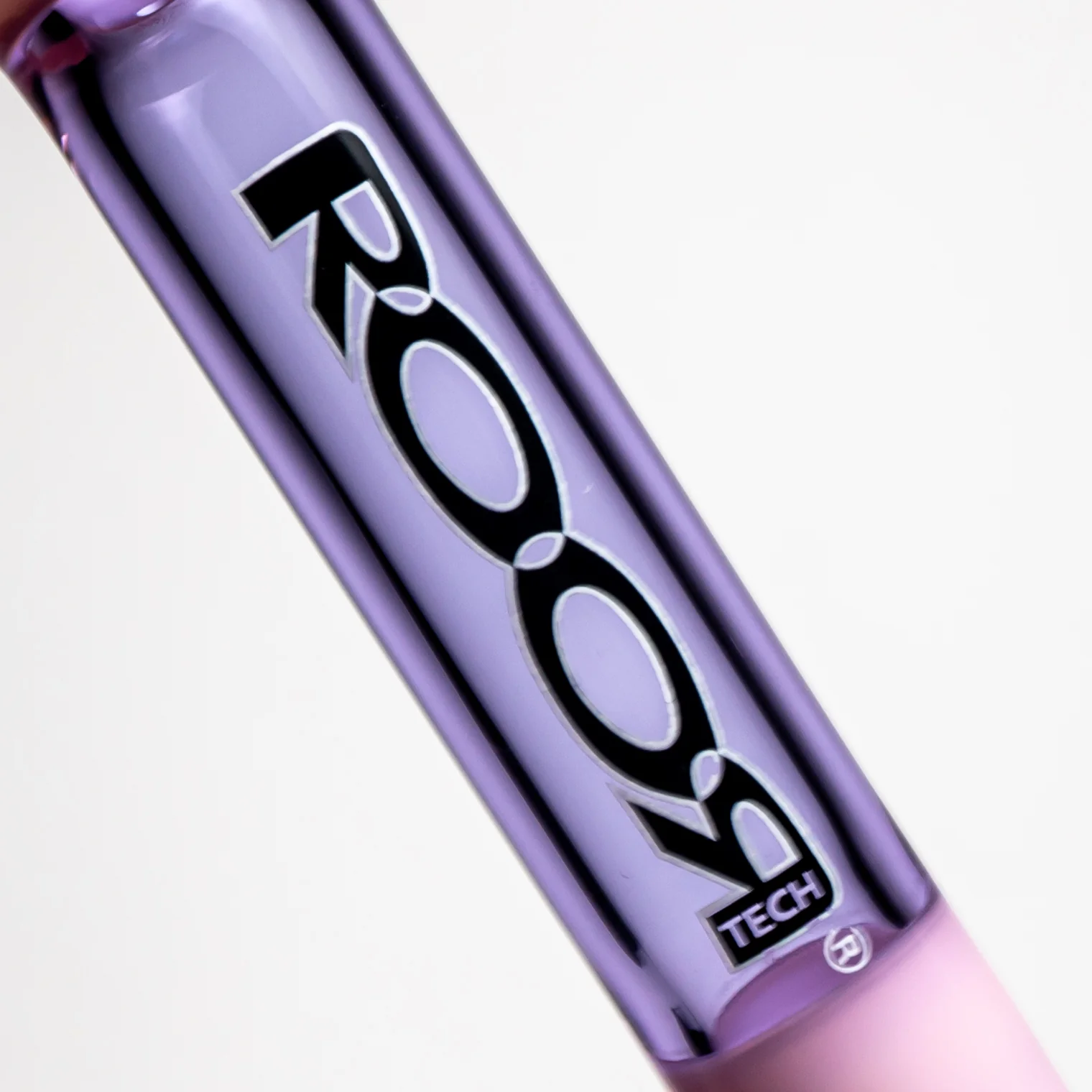 ROOR.US - Fixed Double Chamber Bubbler - Barrel Perc - Purple & Pink - Image 3