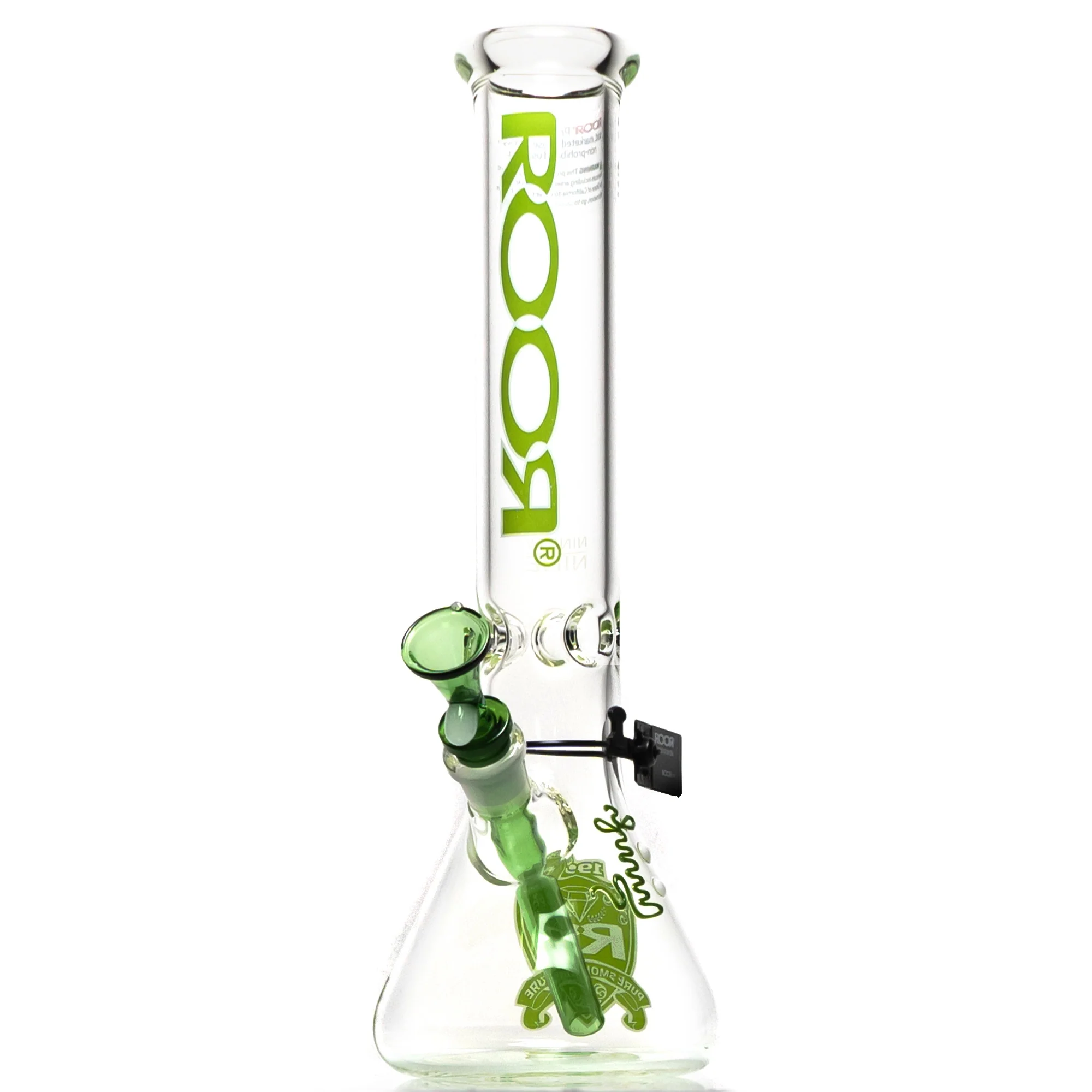 ROOR.US - Intro Collector Series - 99 Series - 14" Beaker - 50x5 - Green & White