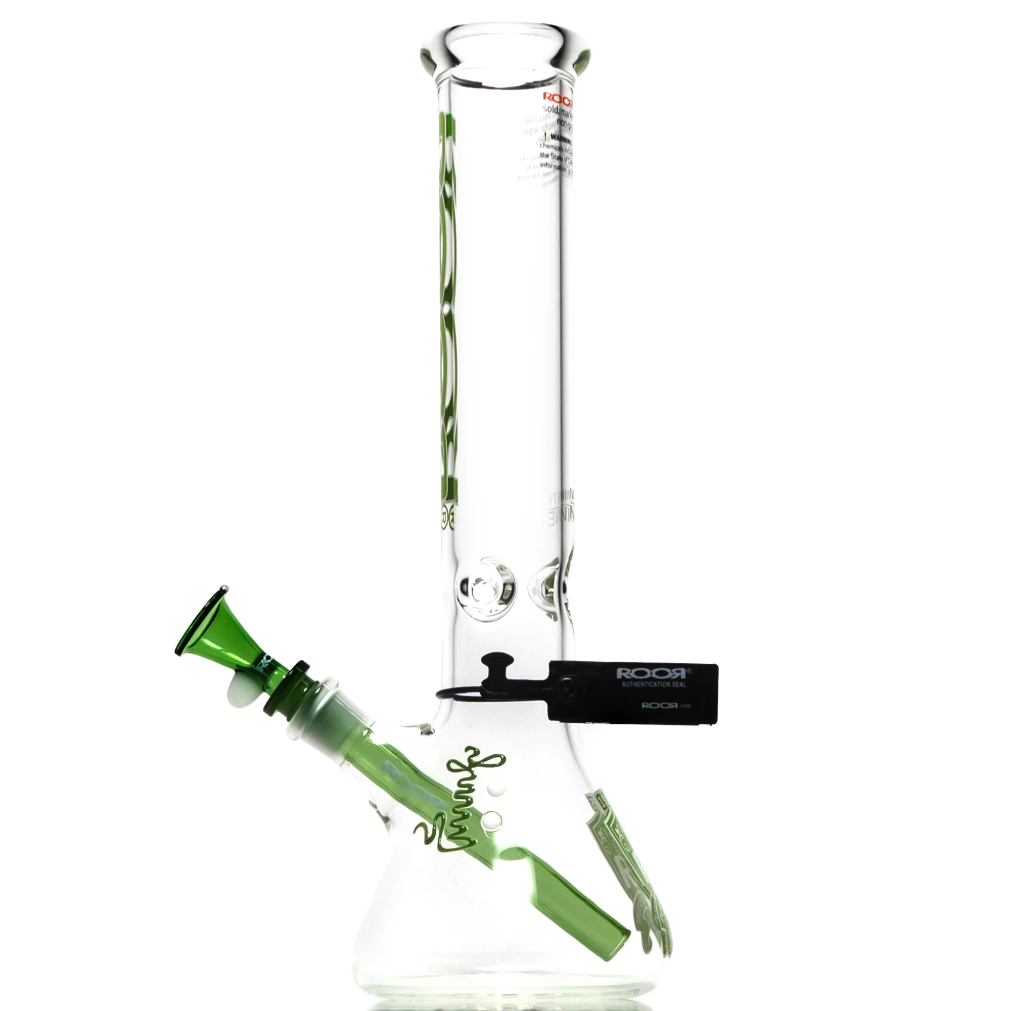 ROOR.US - Intro Collector Series - 99 Series - 14" Beaker - 50x5 - Green & White - Image 2