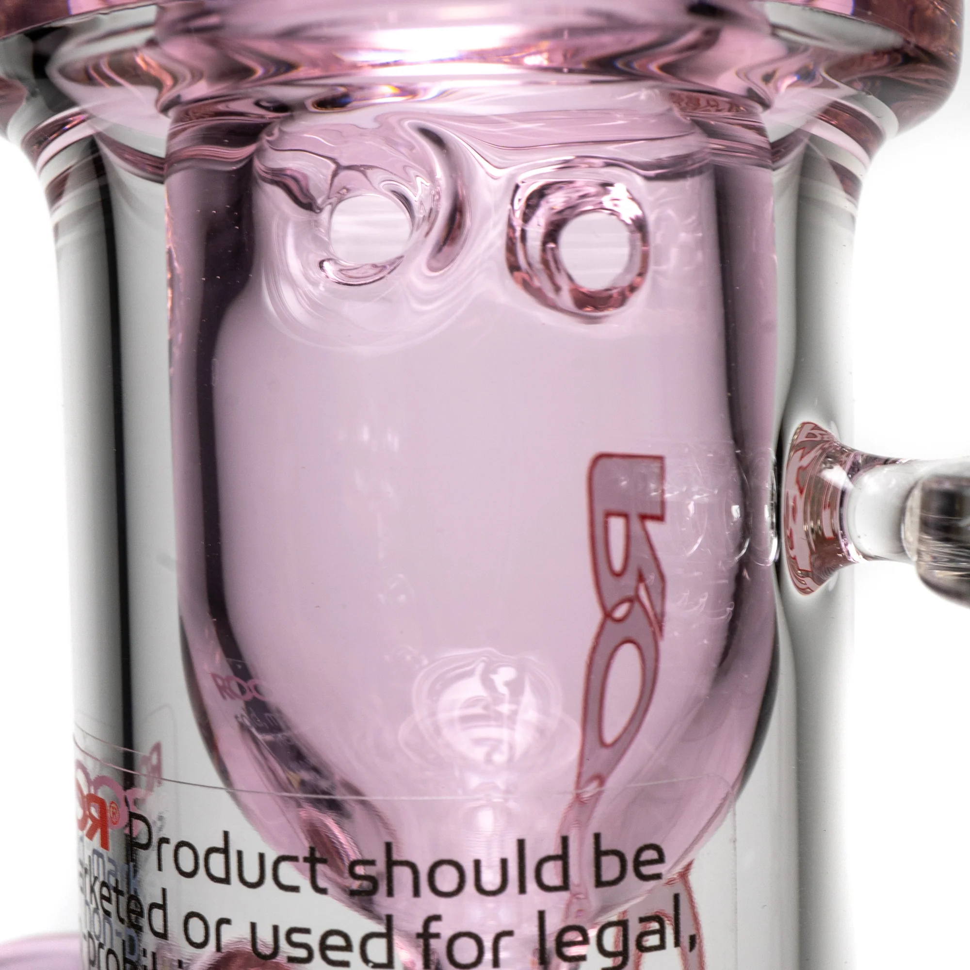 ROOR.US - Single Loop Recycler - Pink - White & Red - Image 5