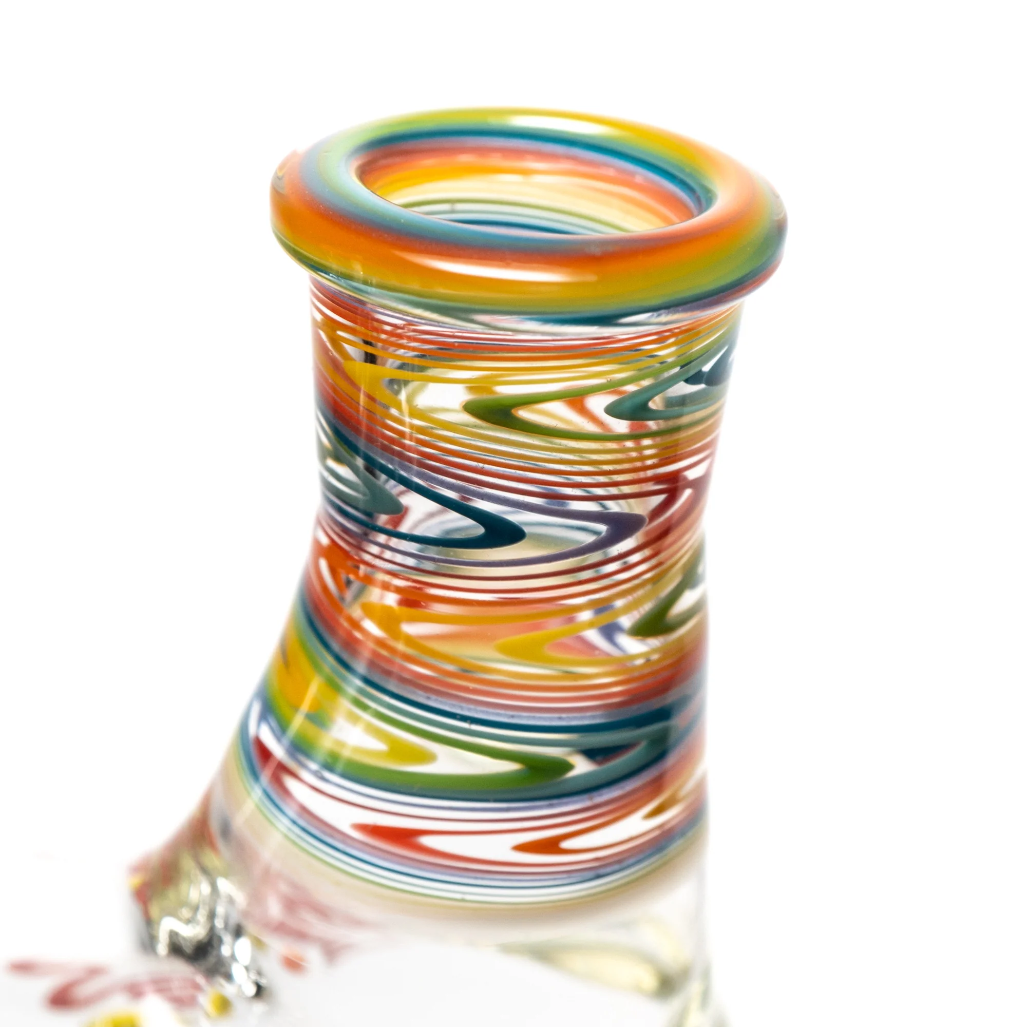 ROOR.US x Chase Adams - 18" Worked Beaker - 50x5 - Rainbow Retti - Image 8