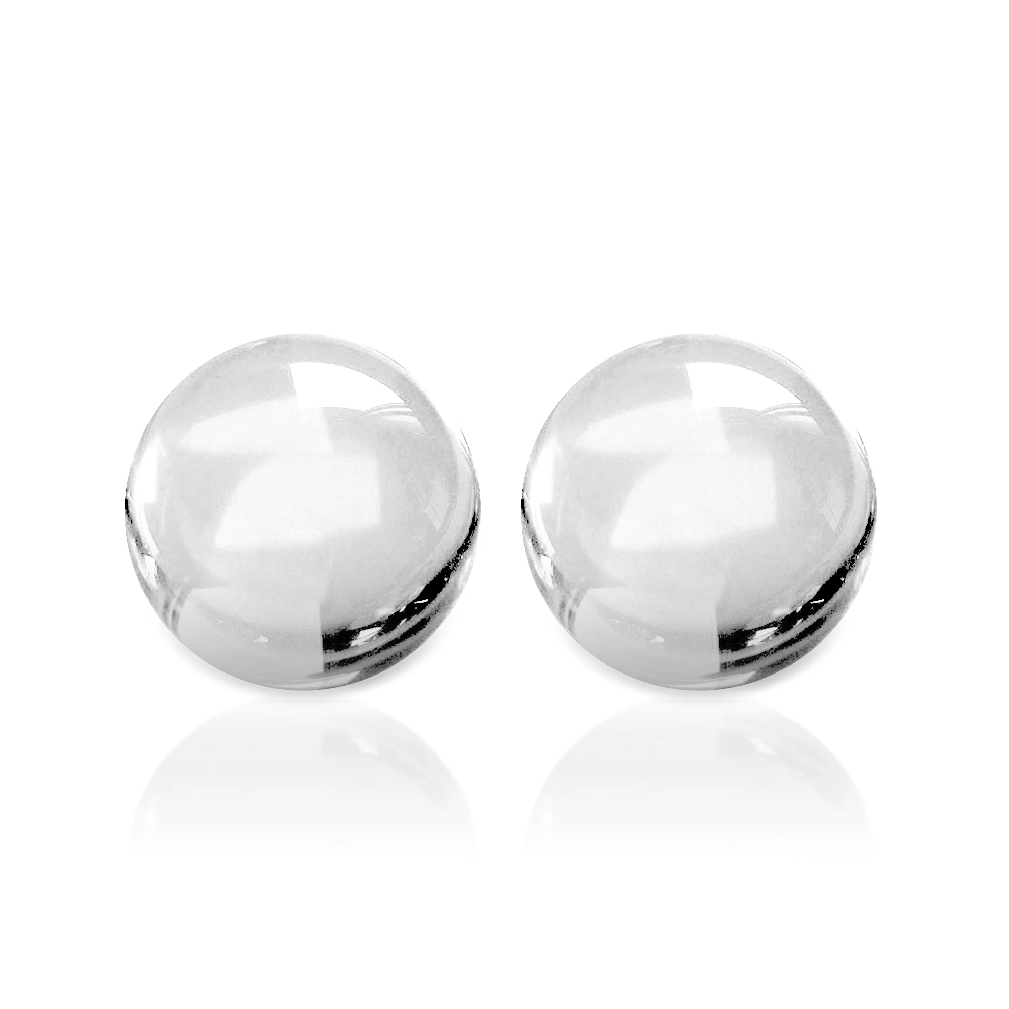 Ruby Pearl Co - Clear Sapphire - 6mm - 2 Pack