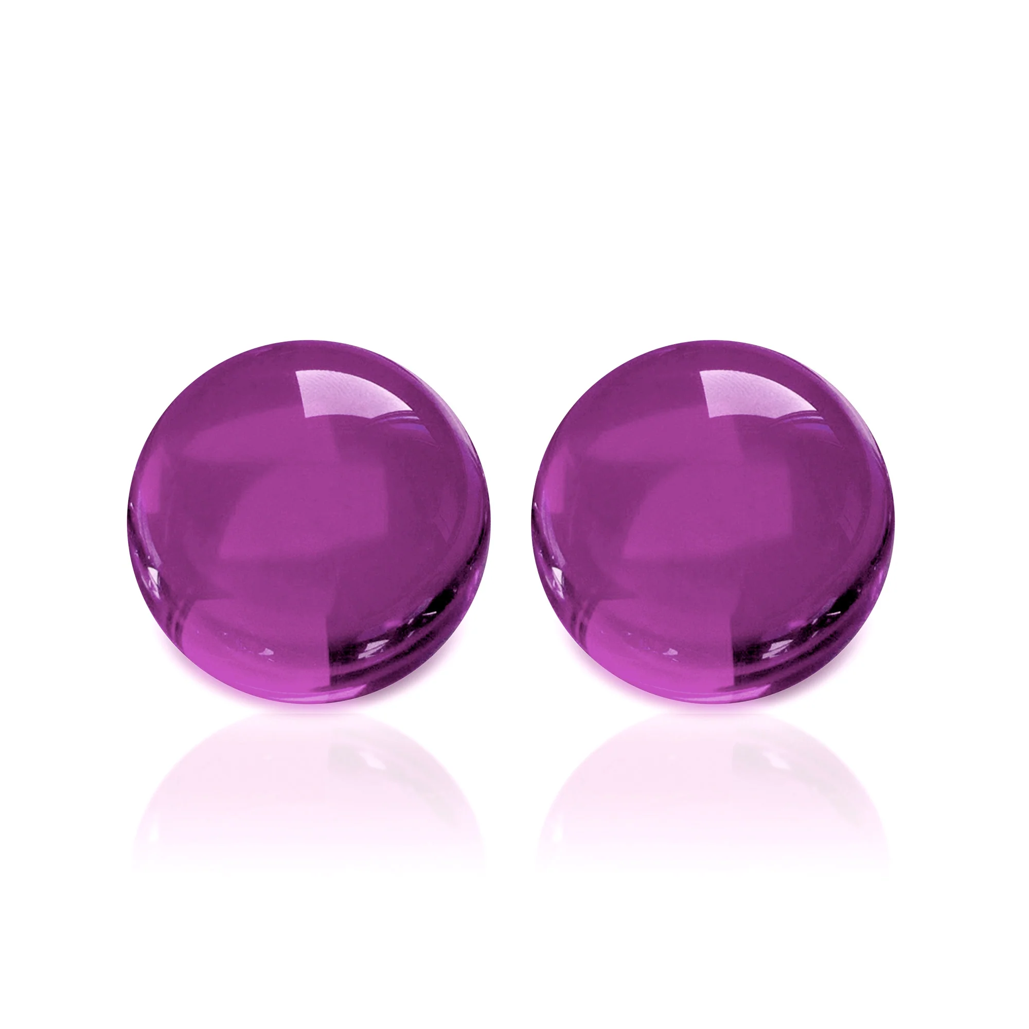 Ruby Pearl Co - Pink Sapphire - 6mm - 2 Pack