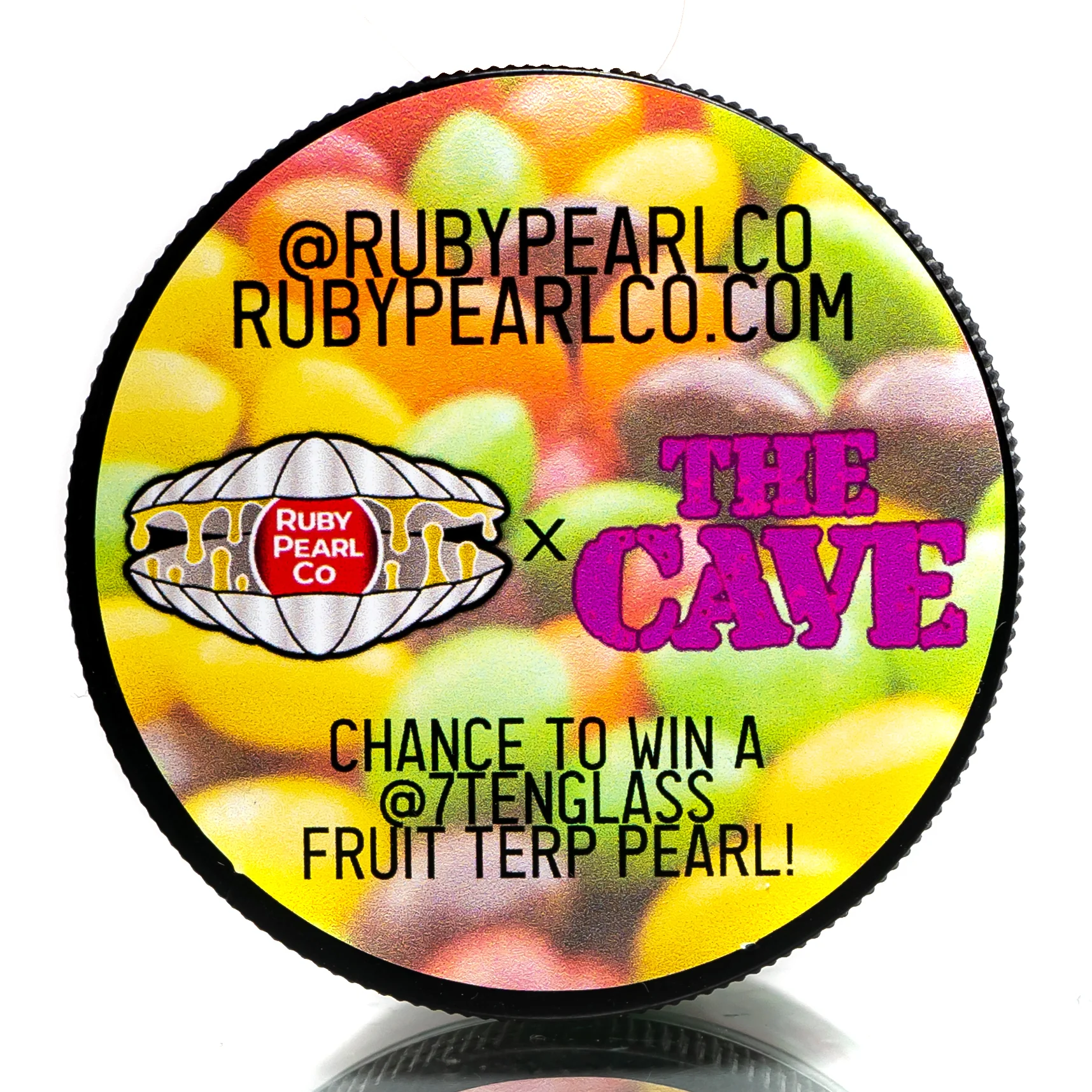Ruby Pearl Co x The Cave - Pearl Prize Candle - Skittlez - 1oz - Image 5