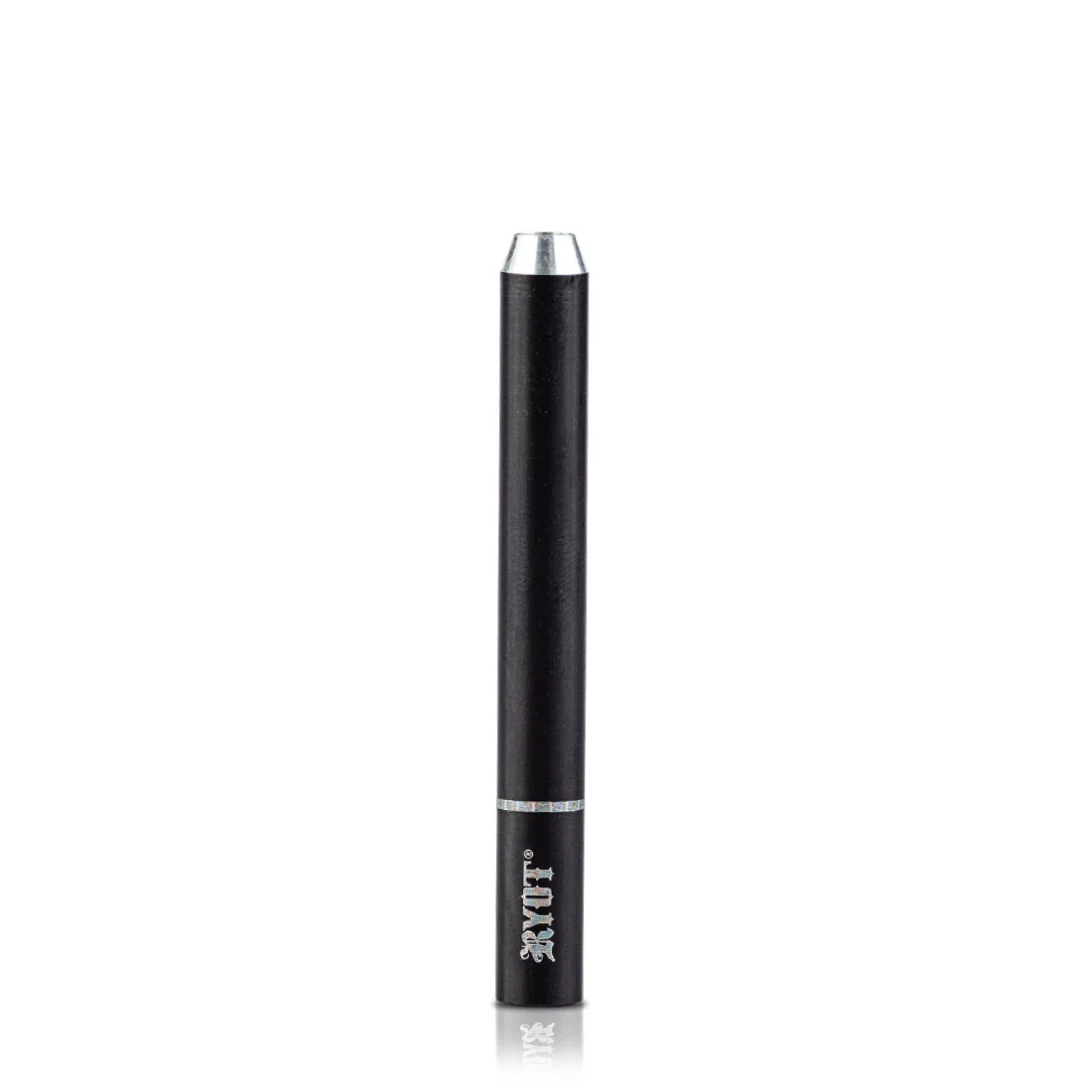 RYOT - Long 9mm Slim Anodized Aluminum One Hitter (3") - Black