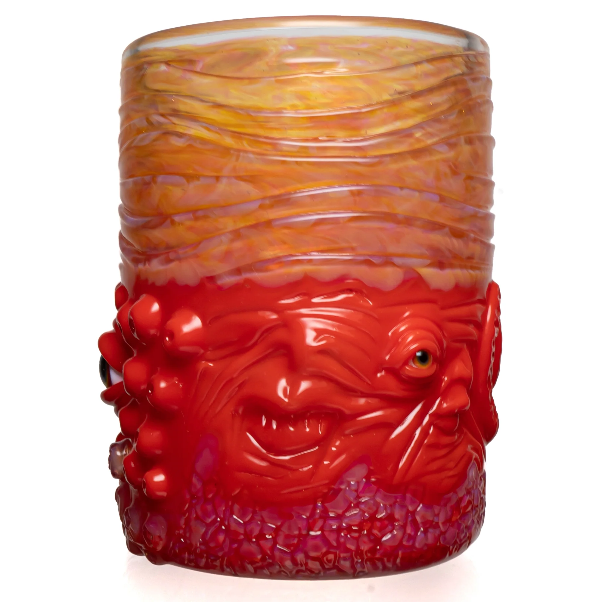 Salt - Creature Cup - Orange Red Crayon & Telemagenta - Image 2