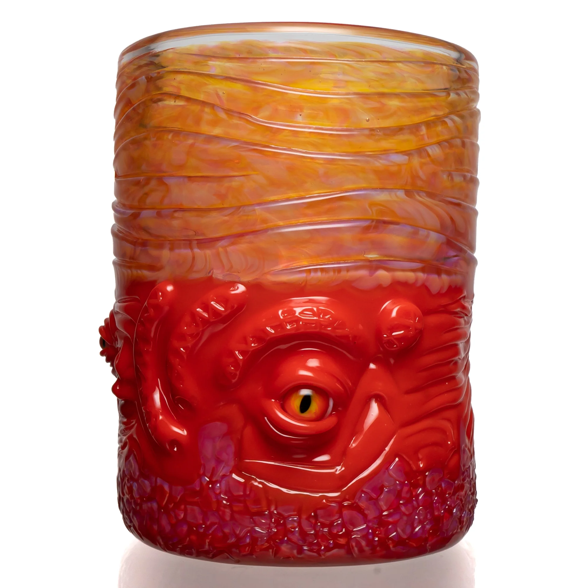 Salt - Creature Cup - Orange Red Crayon & Telemagenta - Image 3