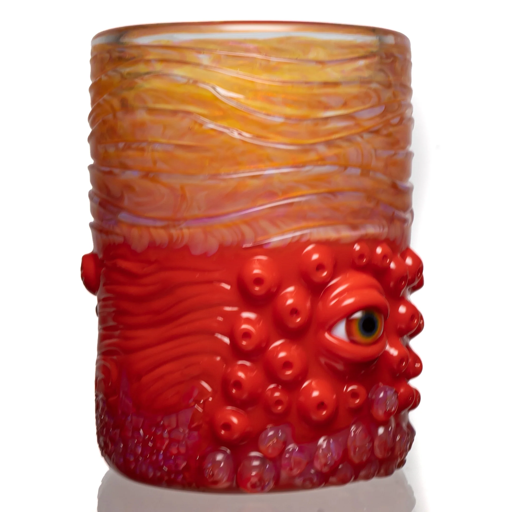 Salt - Creature Cup - Orange Red Crayon & Telemagenta - Image 4