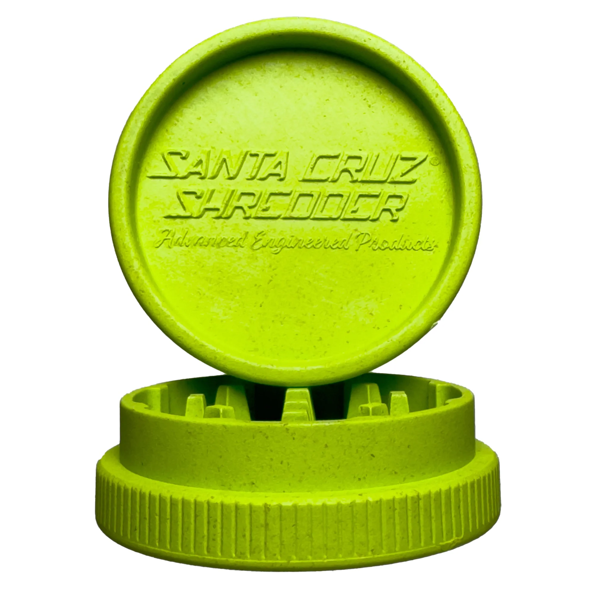 Santa Cruz Shredder - Hemp Grinder - 2 Piece - Lime Green
