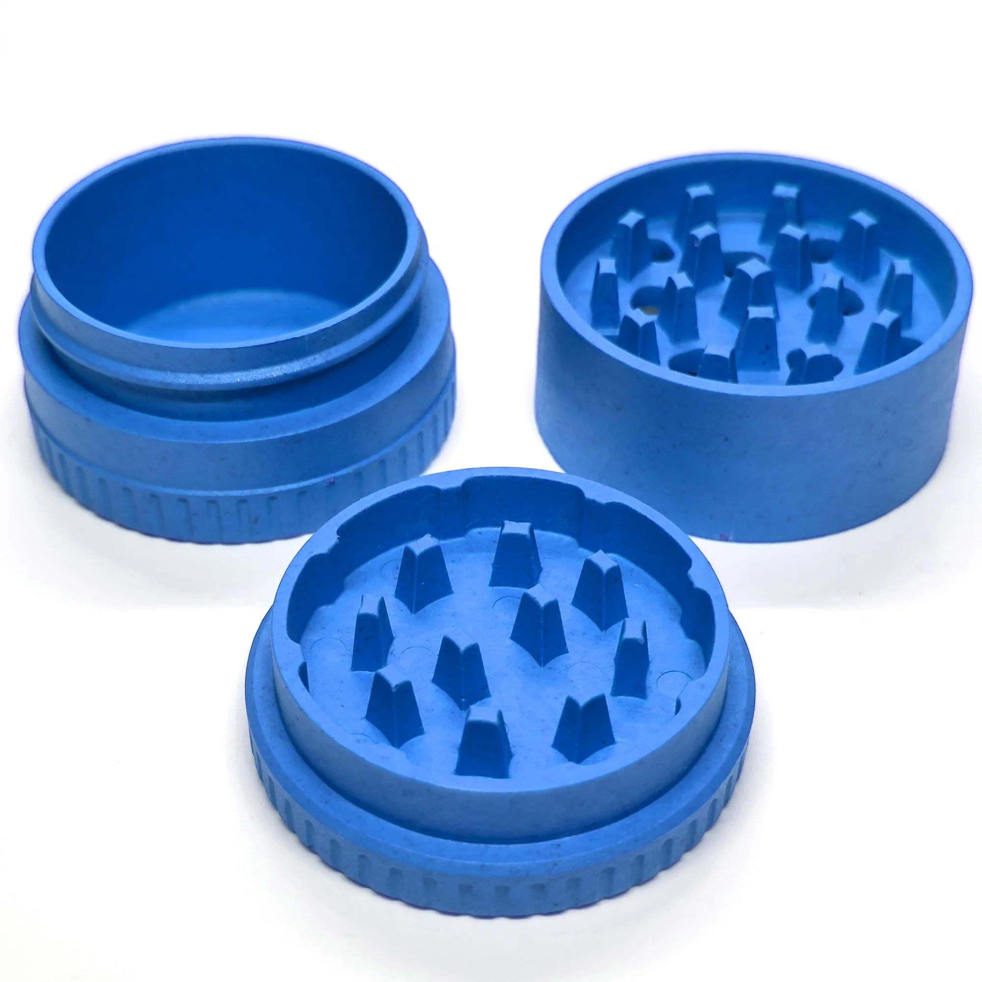 Santa Cruz Shredder - Hemp Grinder - 3 Piece - Blue - Image 2