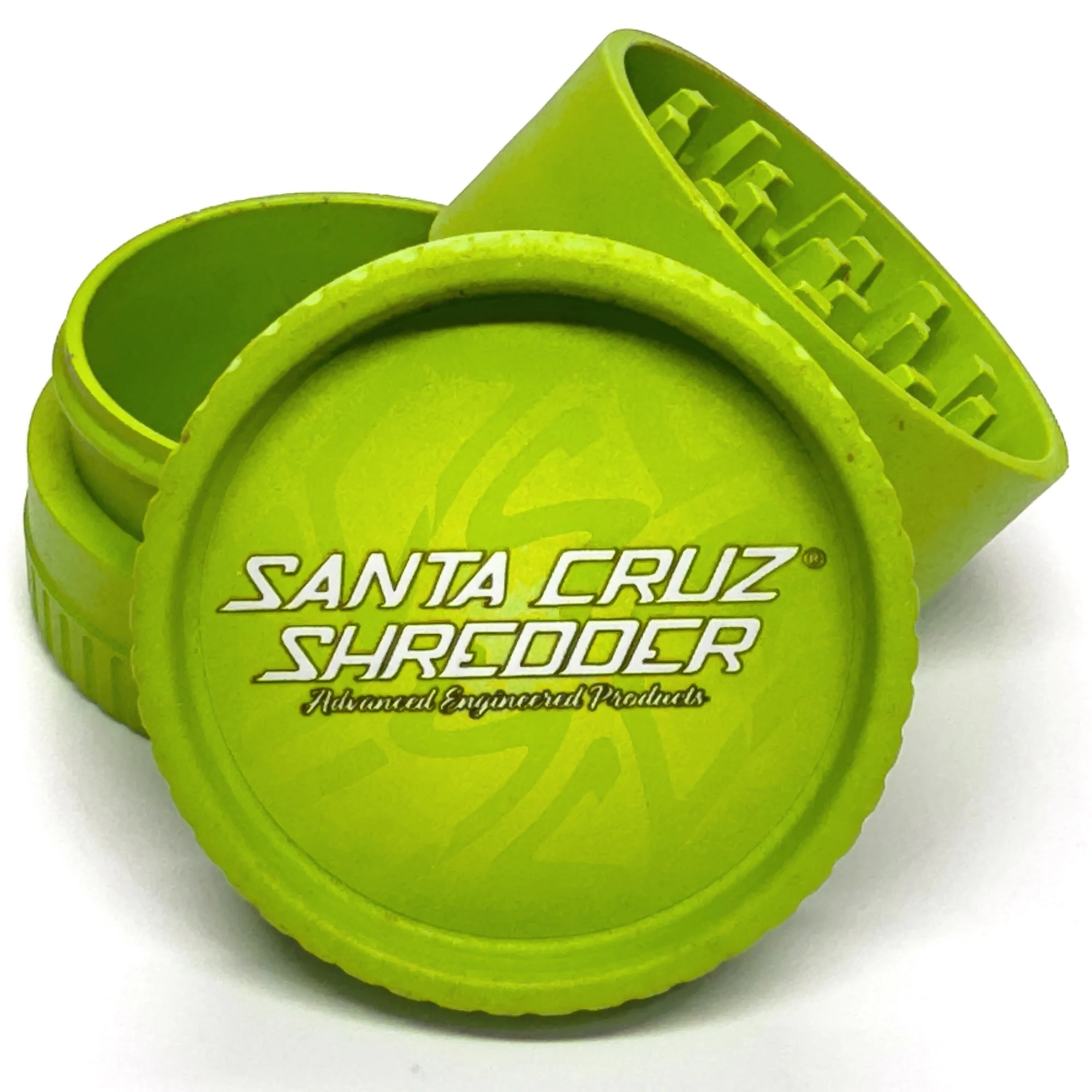 Santa Cruz Shredder - Hemp Grinder - 3 Piece - Lime Green