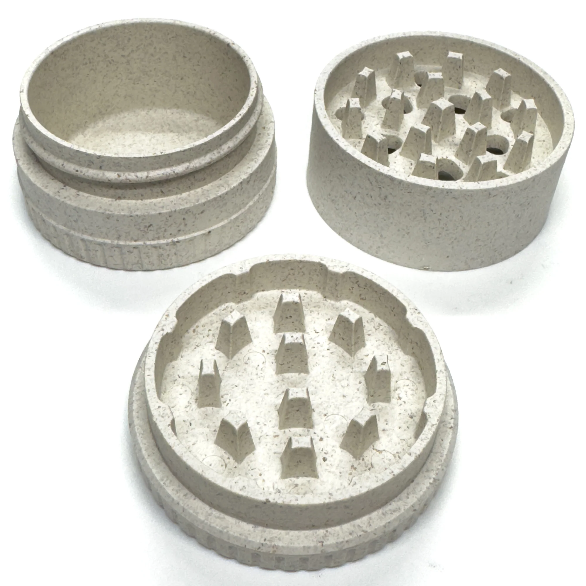 Santa Cruz Shredder - Hemp Grinder - 3 Piece - Natural - Image 2