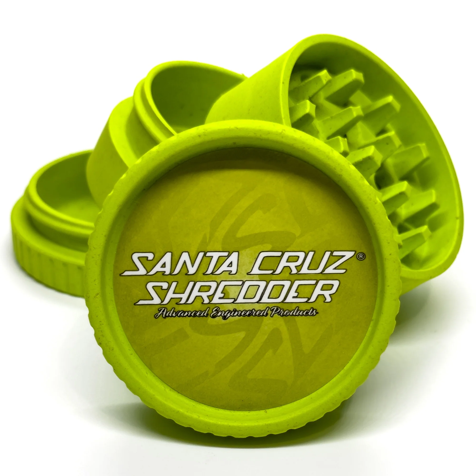 Santa Cruz Shredder - Hemp Grinder - 4 Piece - Lime Green
