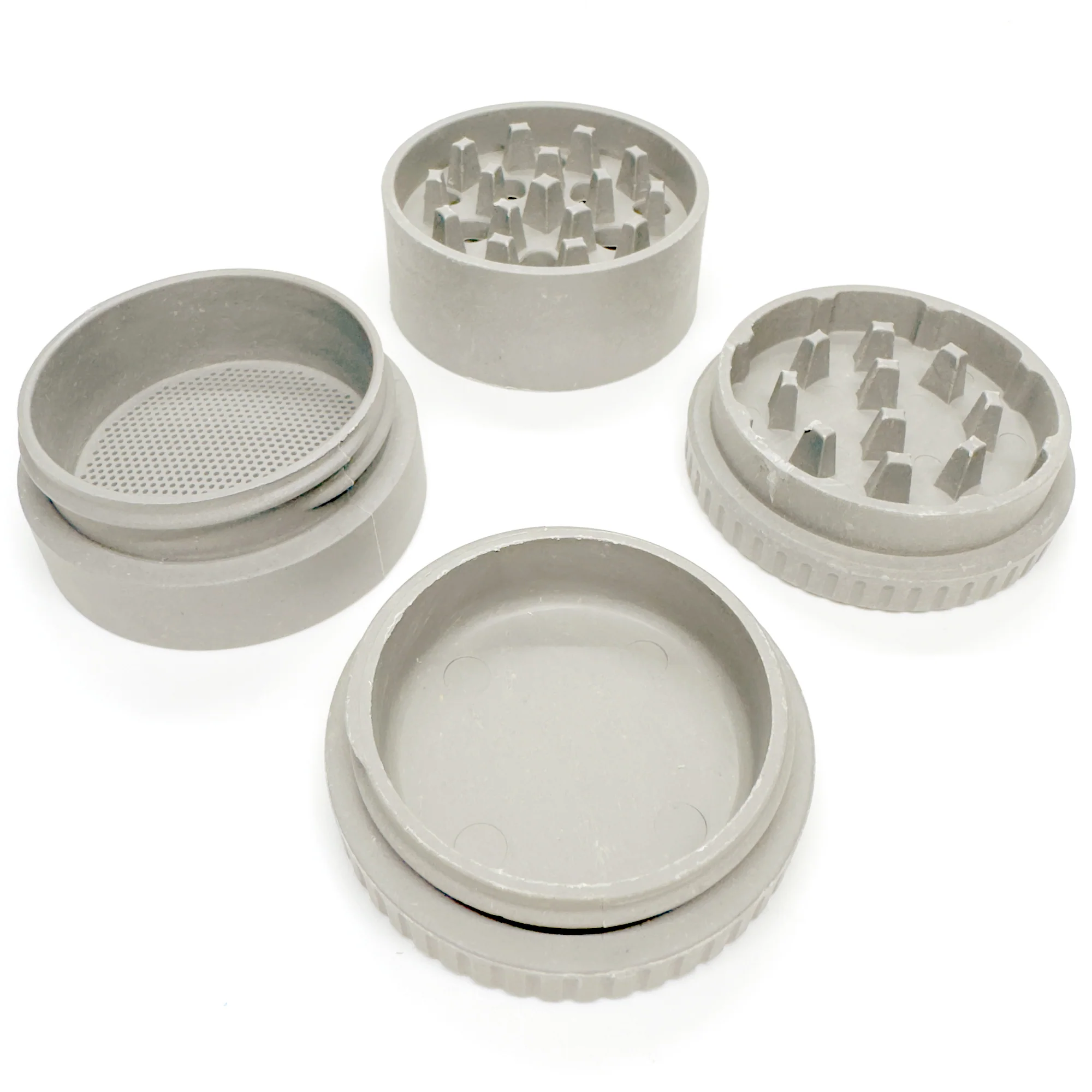Santa Cruz Shredder - Hemp Grinder - 4 Piece - Natural - Image 2