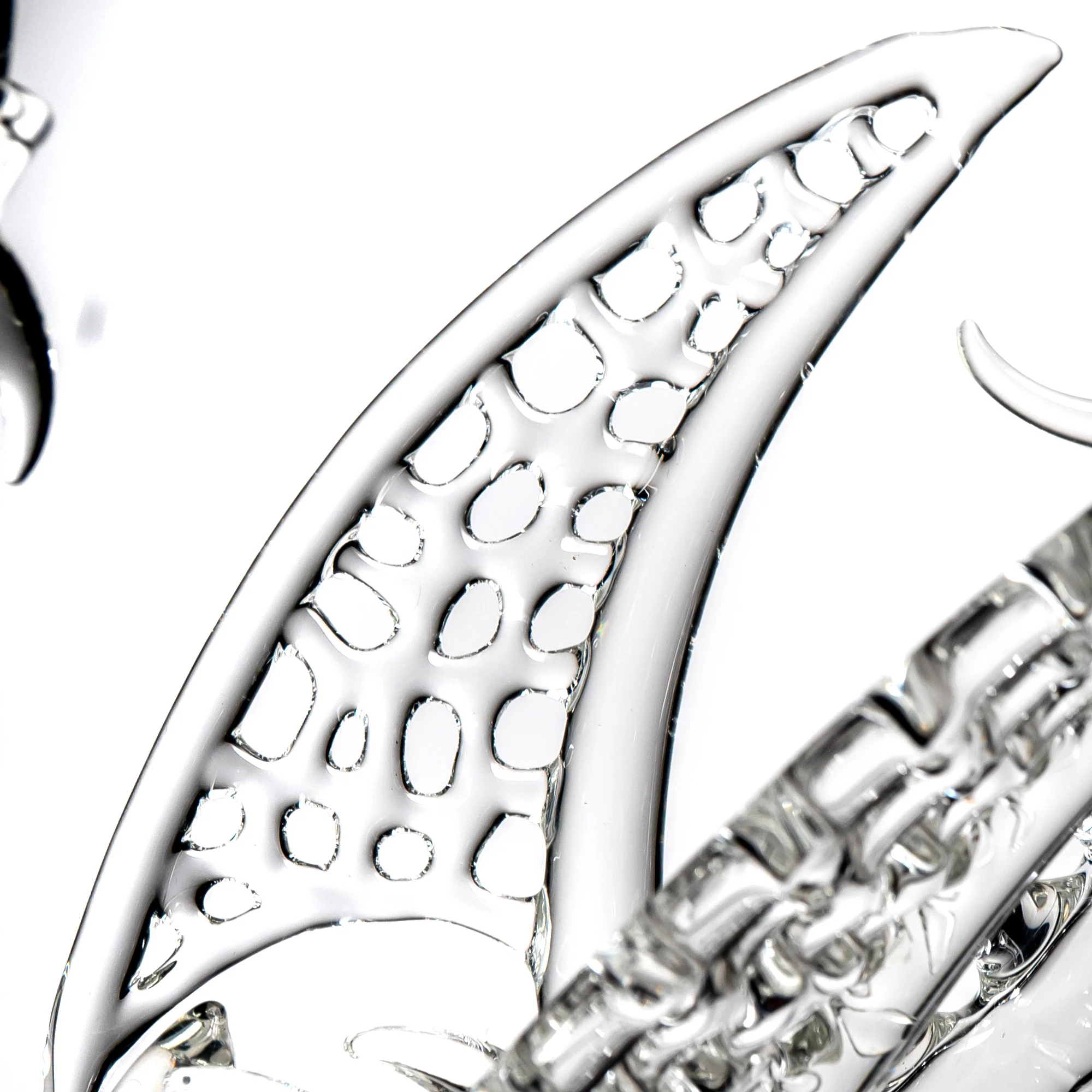 Scoz Glass - Dragon - Clear w/ Slyme Eyes - Image 10
