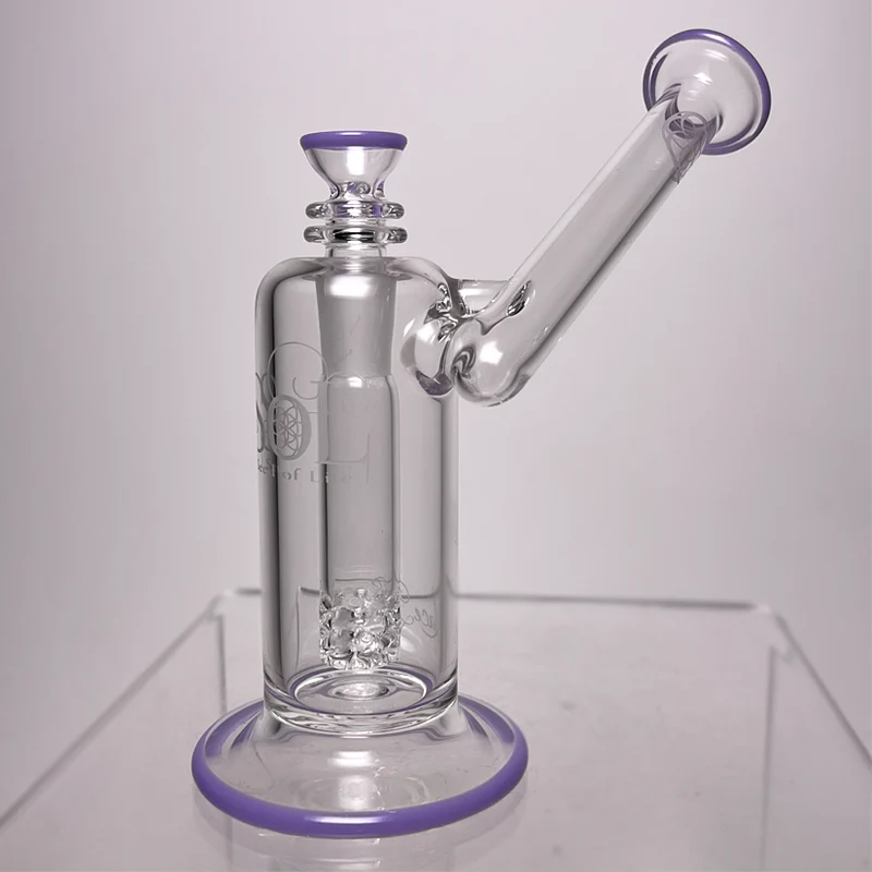 Seed Of Life - Sidecar Lace Bubbler 14mm Purple
