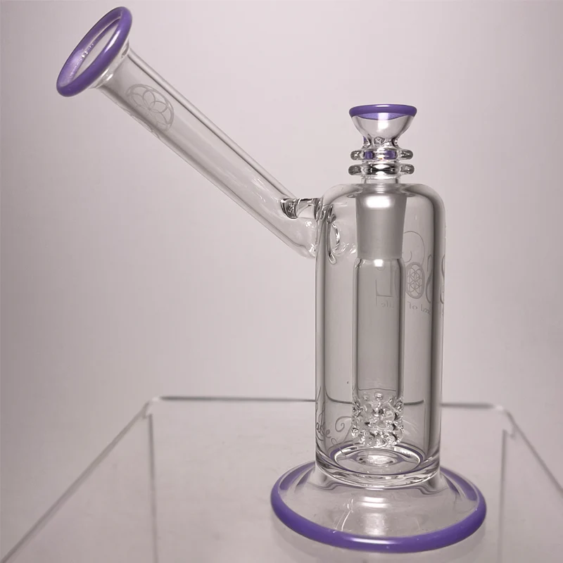 Seed Of Life - Sidecar Lace Bubbler 14mm Purple - Image 2