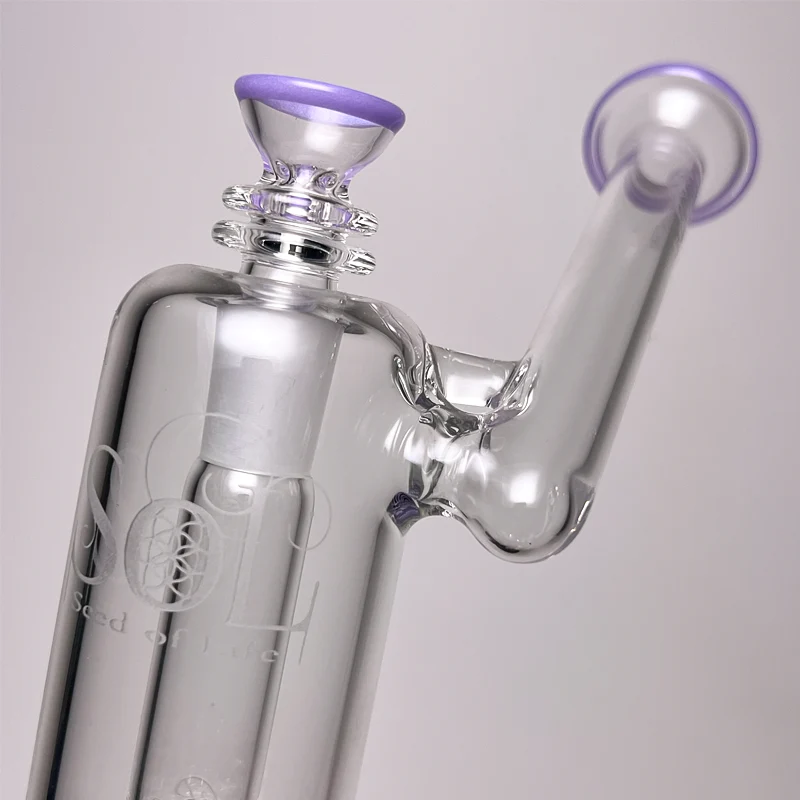 Seed Of Life - Sidecar Lace Bubbler 14mm Purple - Image 3