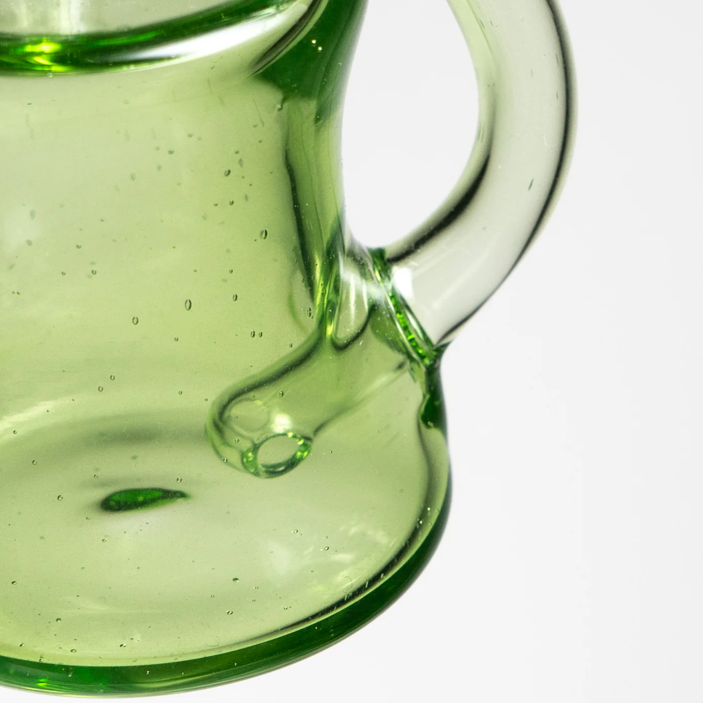 Shadooba Glass - Kickback Recycler - 10mm - Portland Green #1 - Image 5