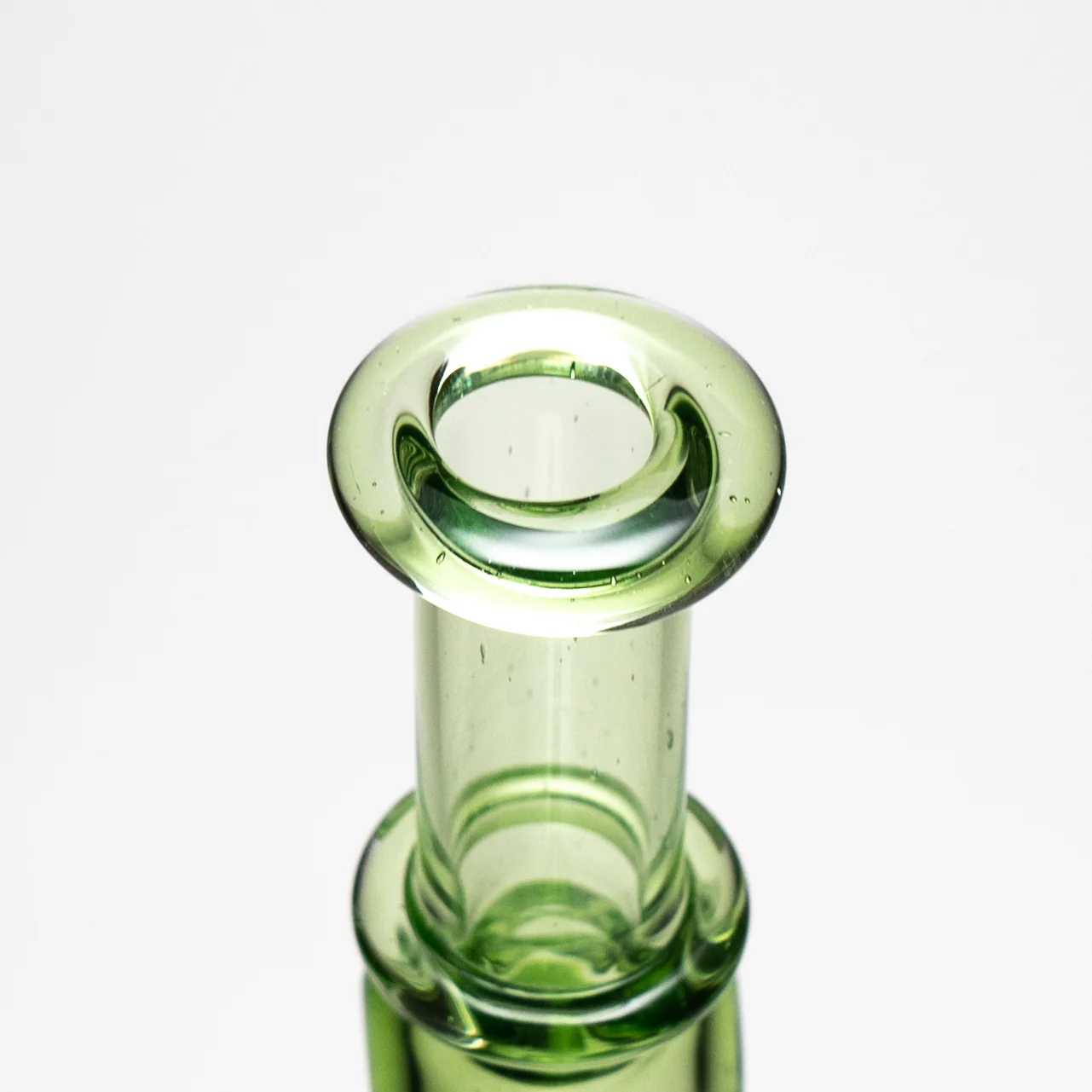 Shadooba Glass - Kickback Recycler - 10mm - Portland Green #2 - Image 3
