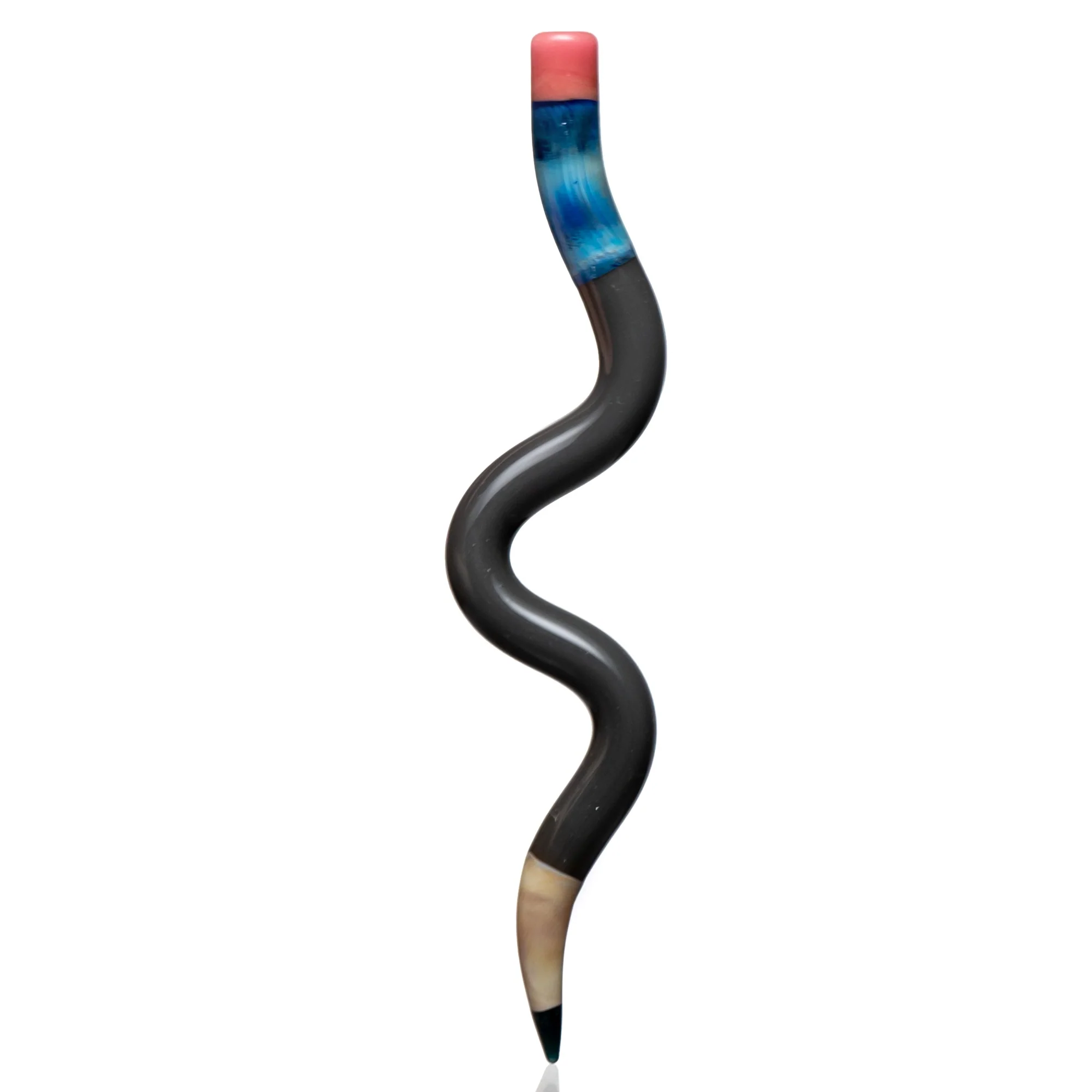 Sherbet - Bent Pencil - Portland Grey w/ Blue Sparkle Tip