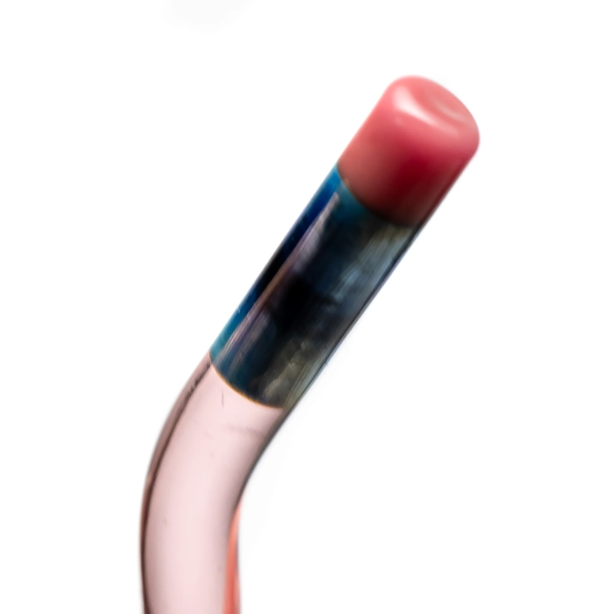 Sherbet - Bent Pencil - Transparent Pink w/ Sparkle Blue Tip - Image 2