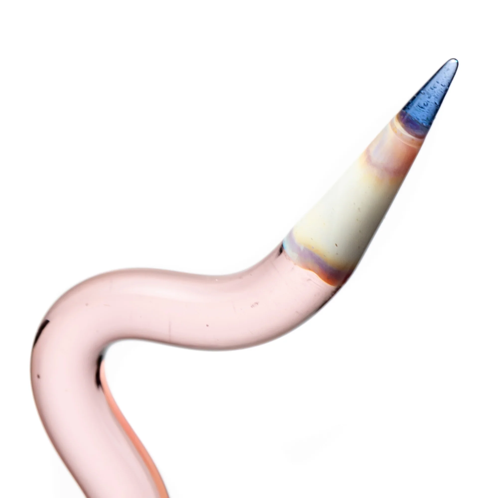 Sherbet - Bent Pencil - Transparent Pink w/ Sparkle Blue Tip - Image 3
