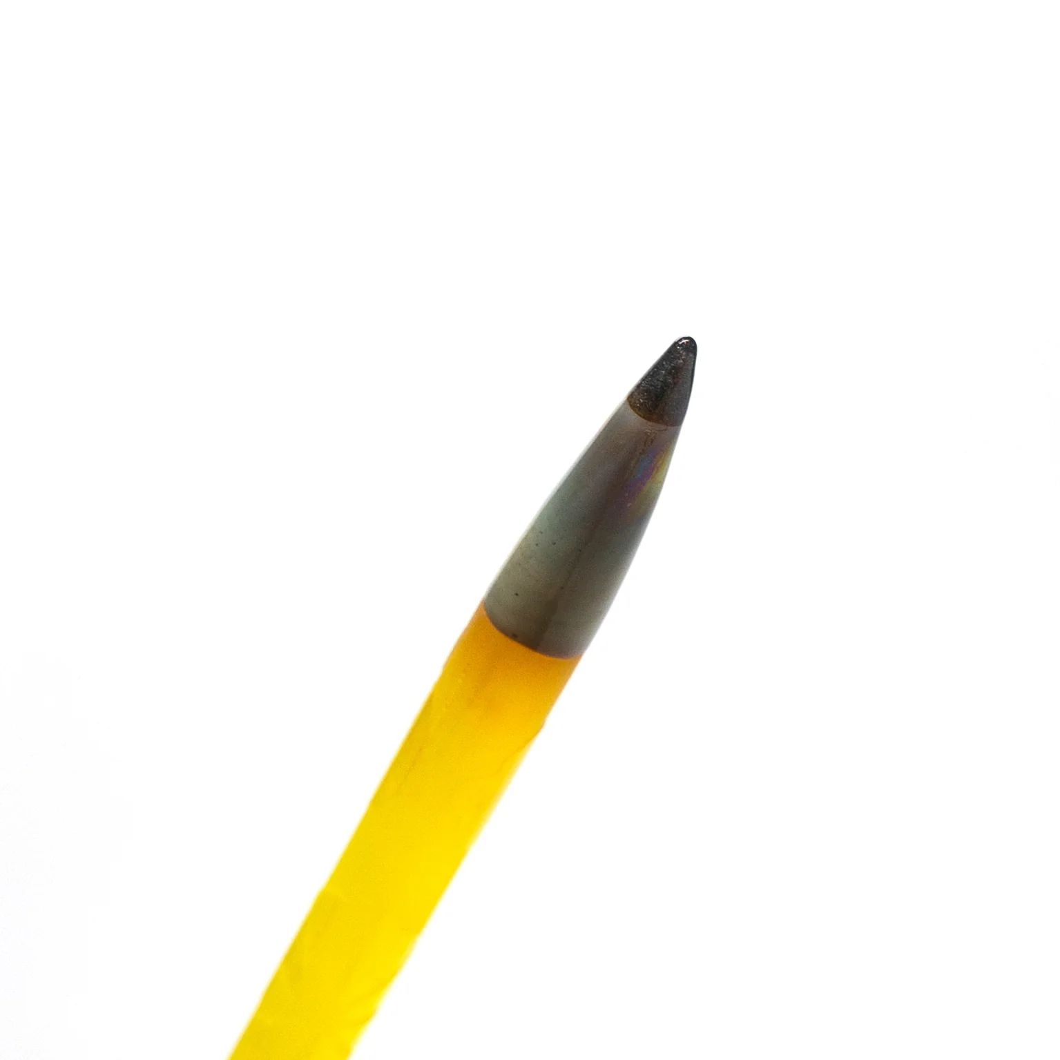 Sherbet X Scratched Glassworks - Double Sided Blasted Pencil - Lemon Drop - Steel Wool Tip - Image 3