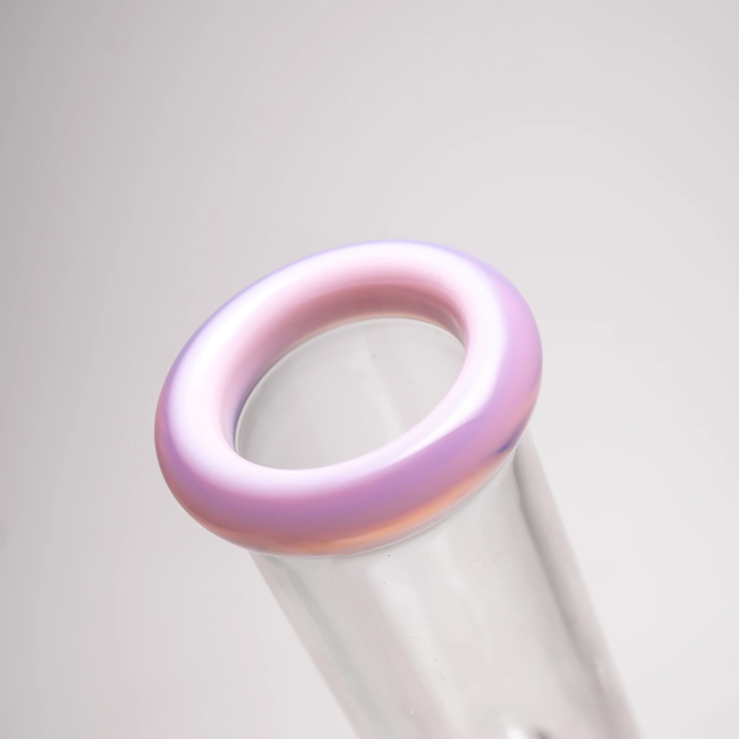 Shooters - 12" Diamond Base Beaker - Tree Perc - Pink - Image 3