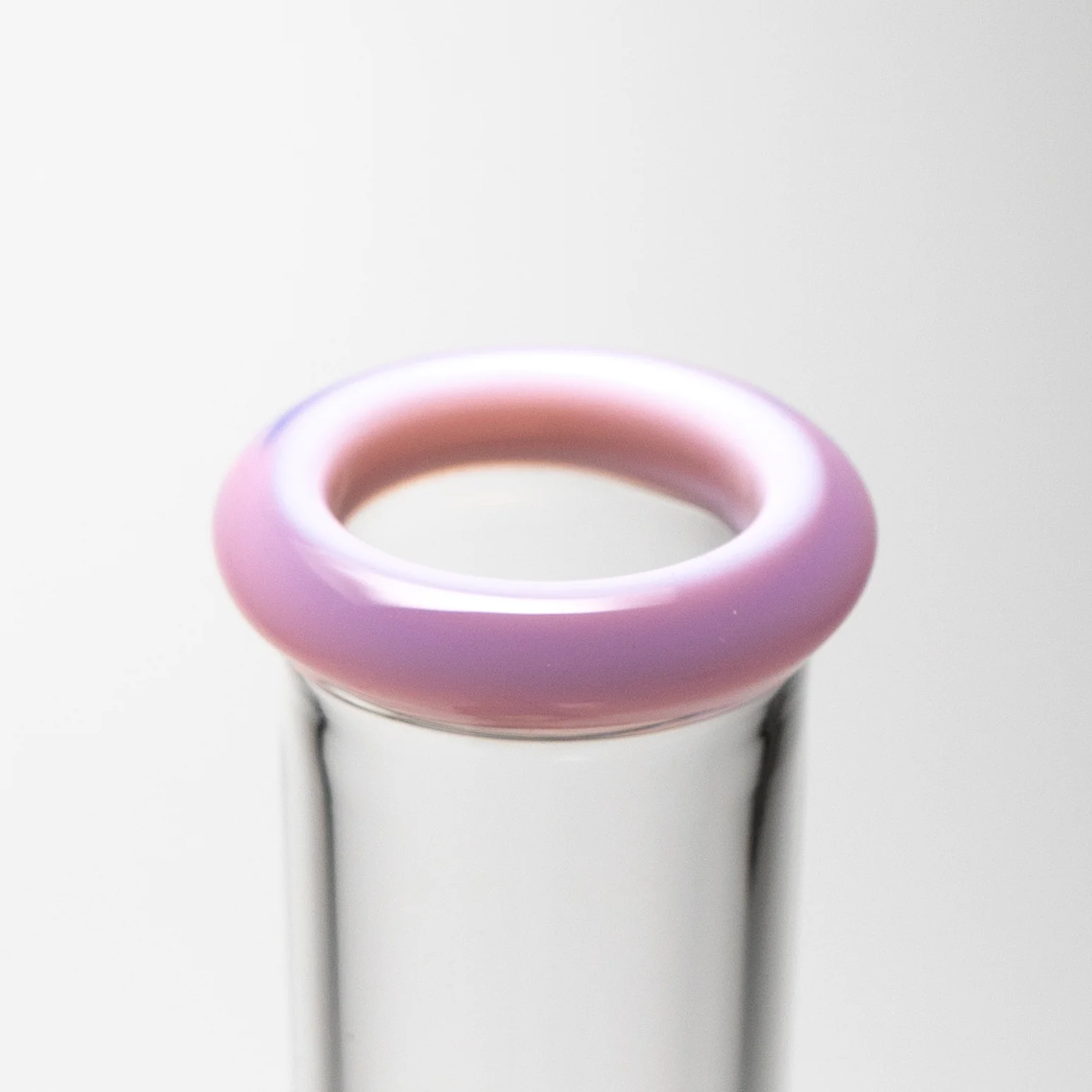 Shooters - 12" Diamond Base Beaker - Shower Head - Pink Accent - Image 3