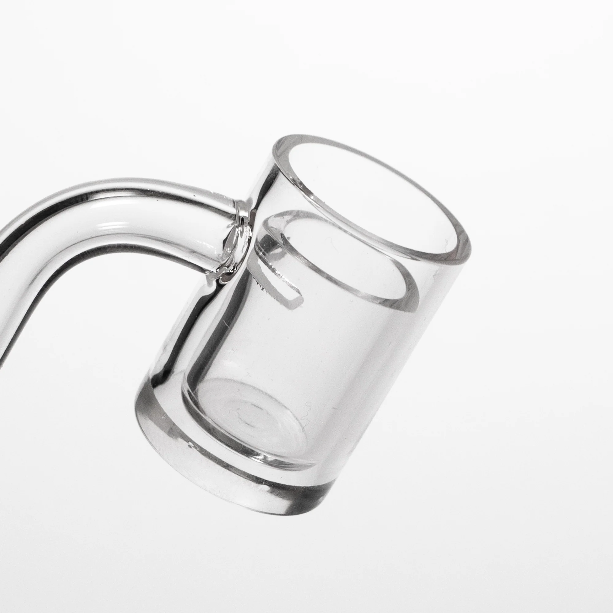 Shooters - 25mm Flat Top Quartz Banger & Slitted Insert - 10mm Male 90º - Image 2