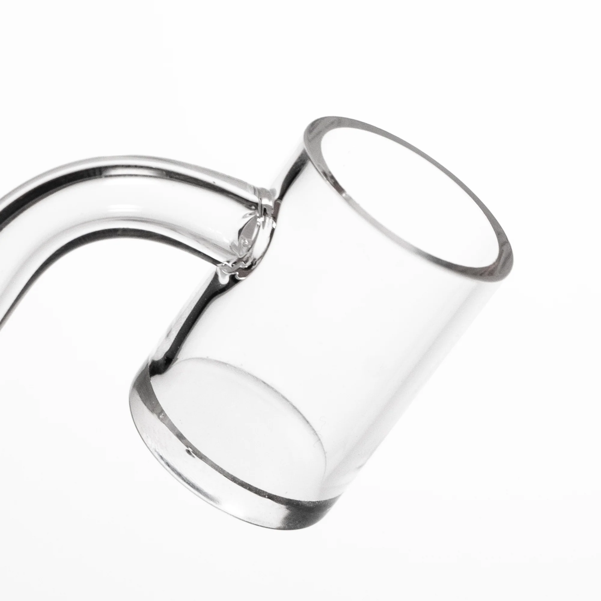 Shooters - 25mm Flat Top Quartz Banger & Slitted Insert - 10mm Male 90º - Image 3