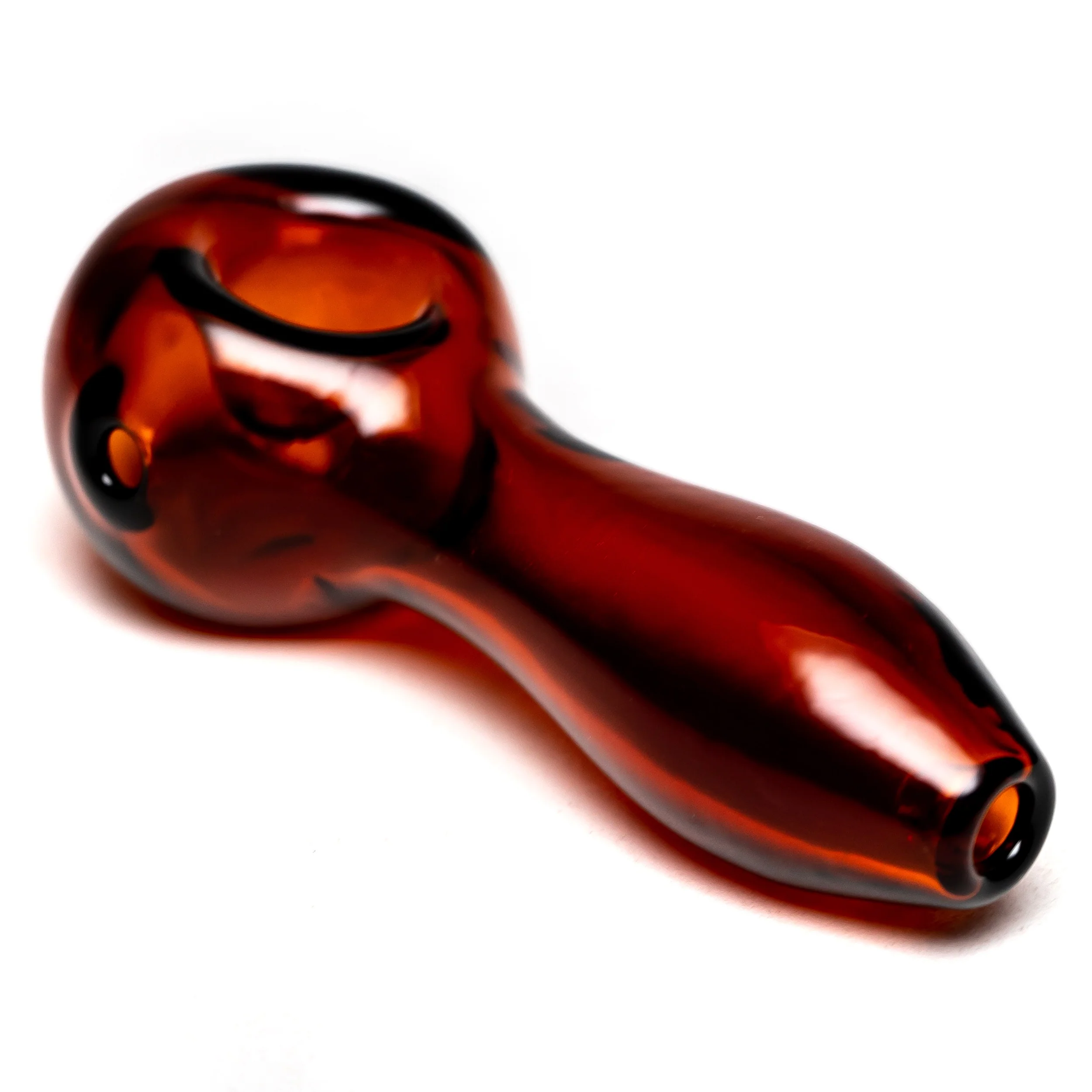 Shooters - 4" Spoon Pipe - Dark Amber
