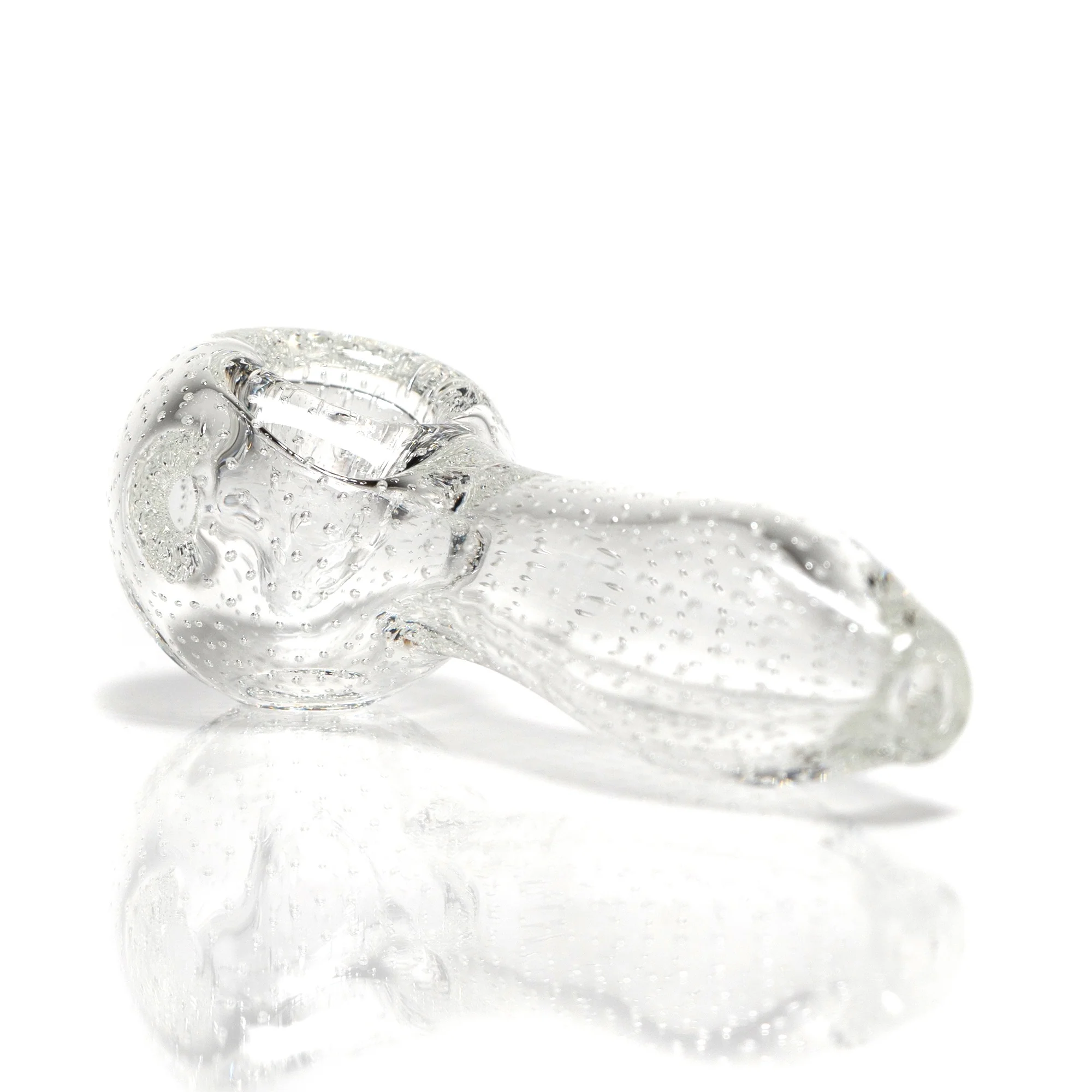 Shooters - 4" Air Bubble Spoon Pipe - Clear