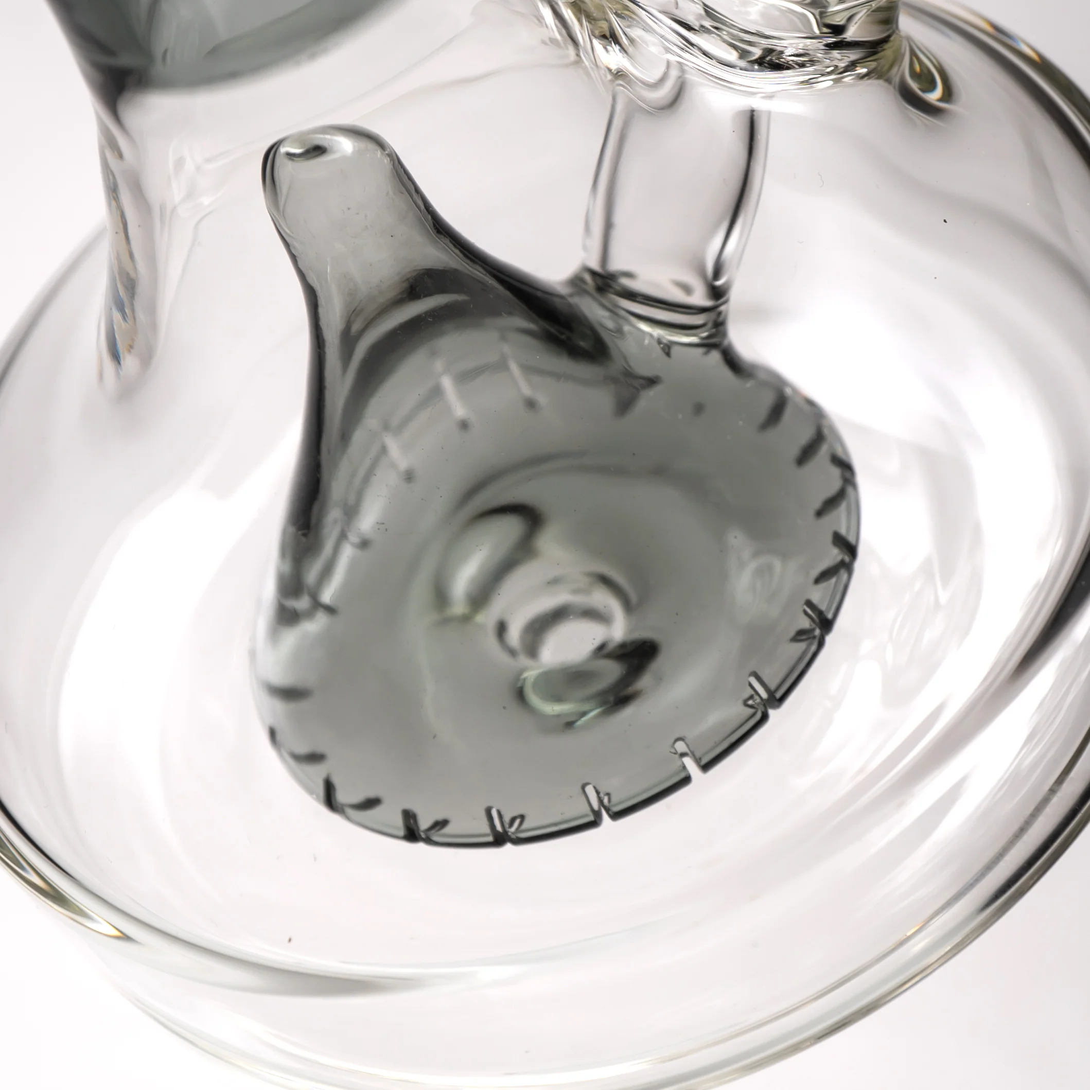 Shooters - 8" Fixed Shower Cone Beaker - Smoke - Image 2