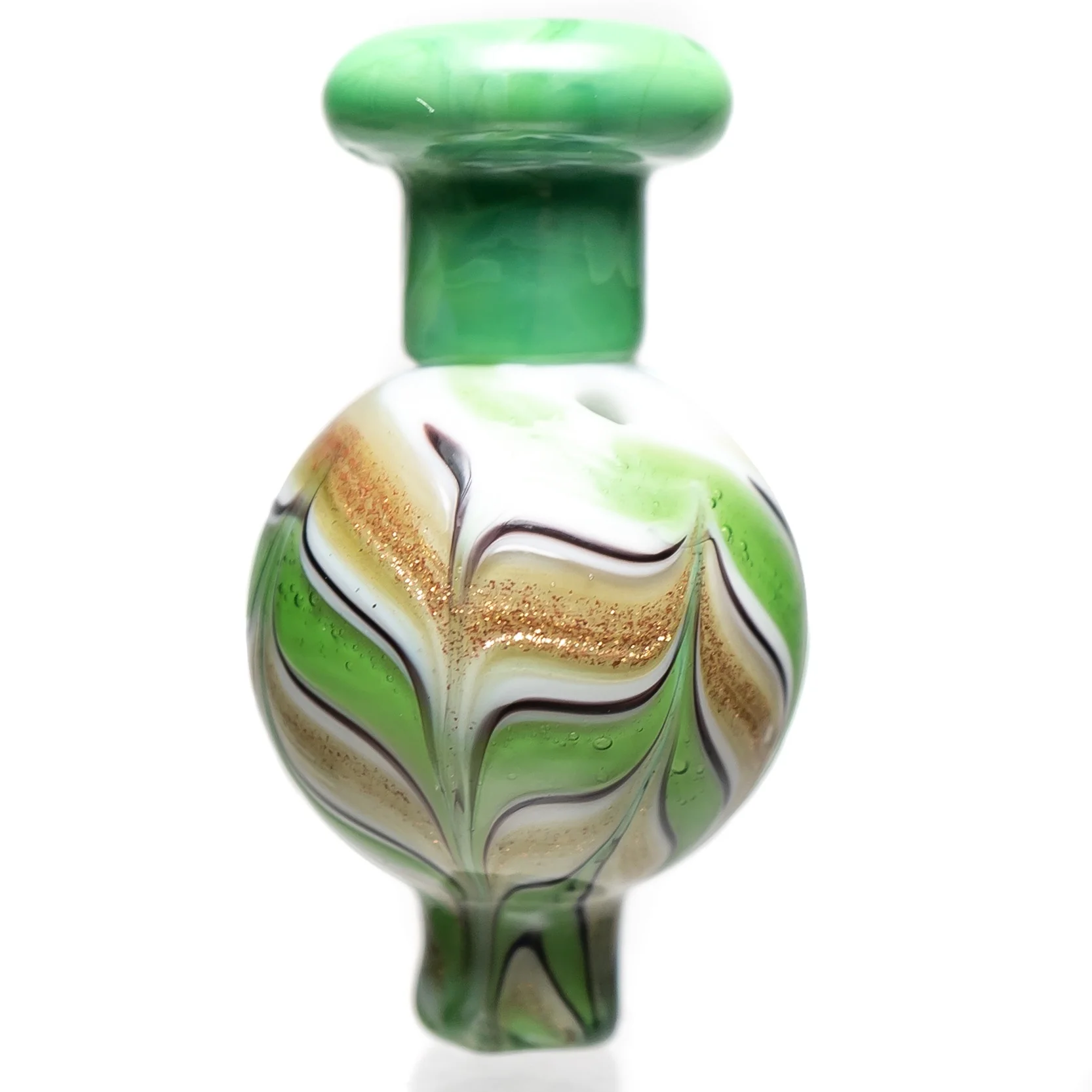 Shooters - Bubble Cap - Wrap & Rake - Green, White & Gold