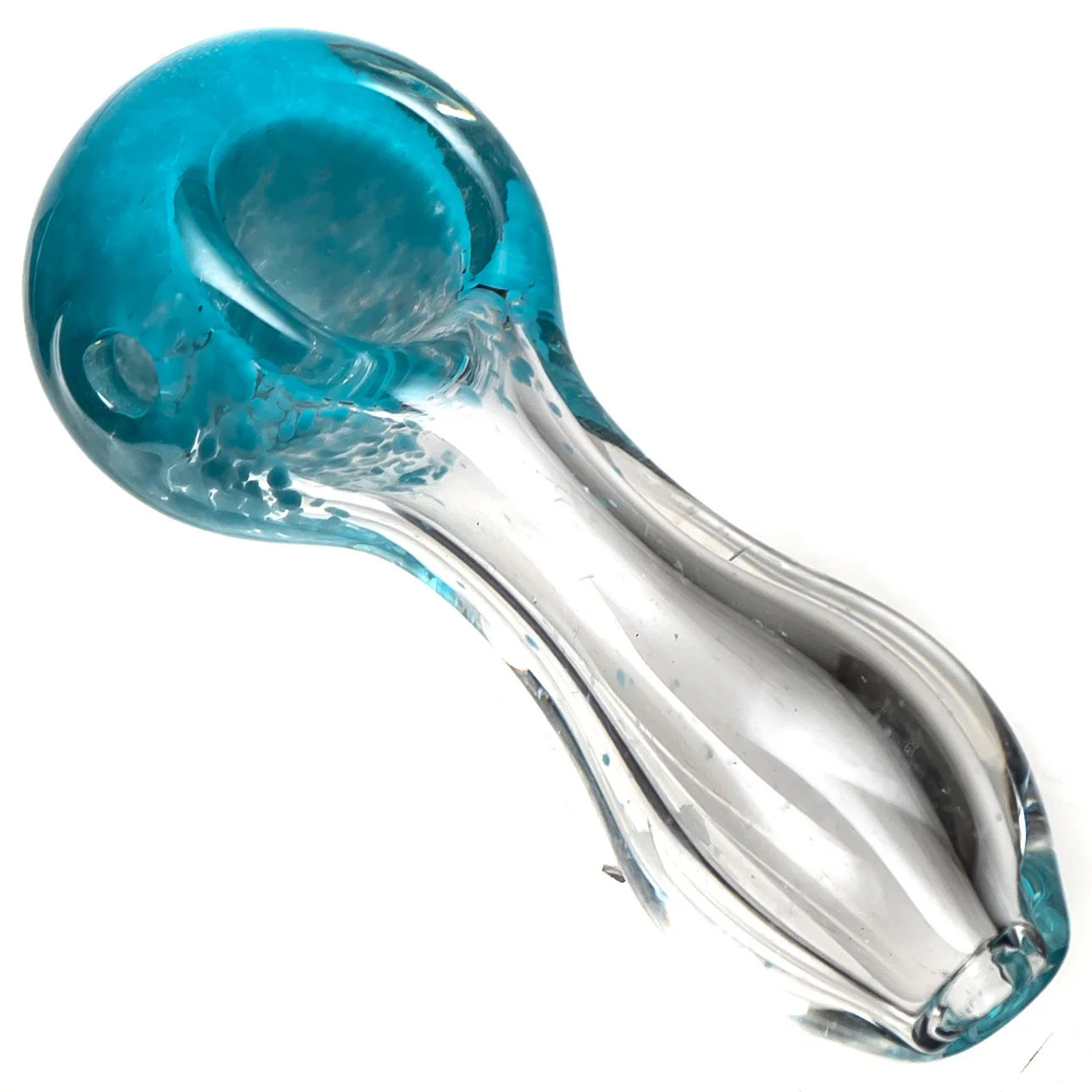 Shooters - Clear w/ Frit Spoon - Aqua