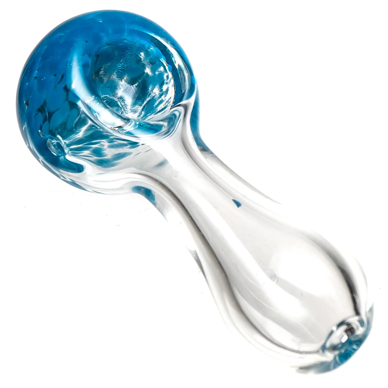 Shooters - Clear w/ Frit Spoon - Teal