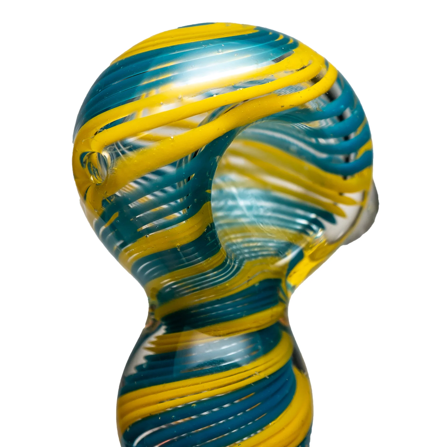 Shooters - Color Swirl Spoon - Yellow & Teal - Image 2