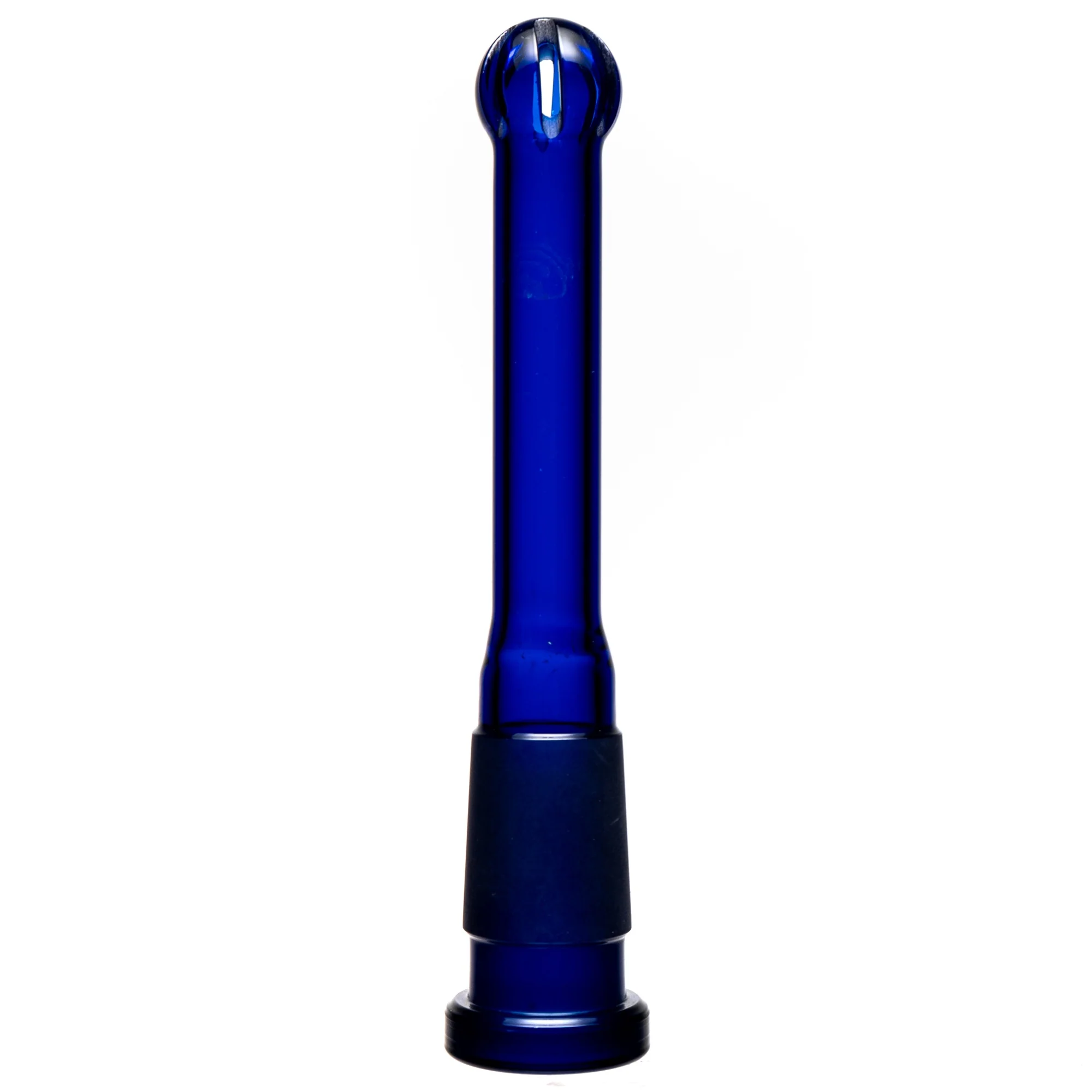 Shooters - Downstem - 18/14mm Bushing - 6 Slit Bulb - 4" - Blue