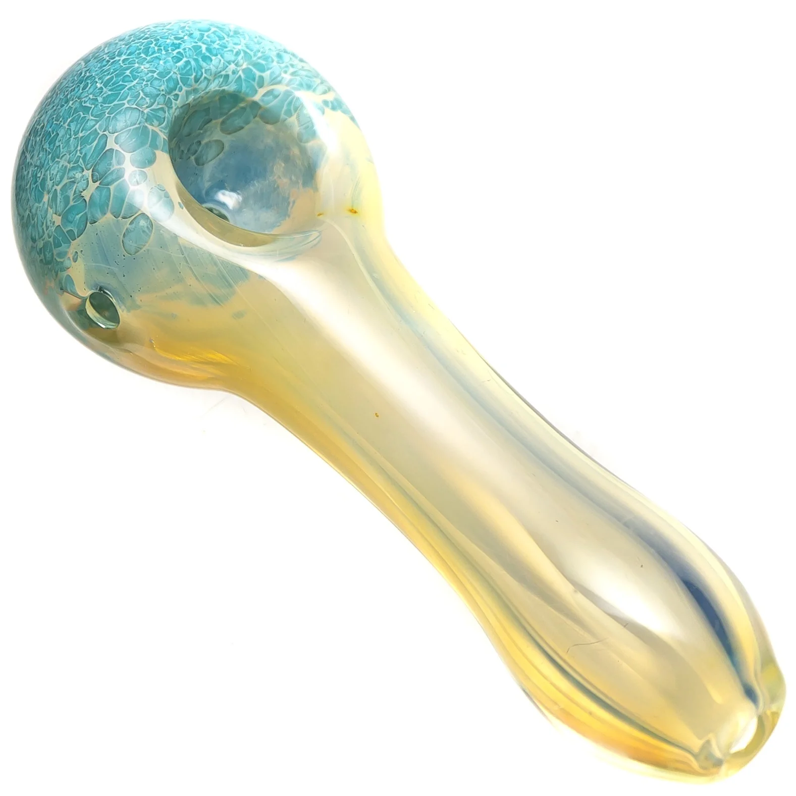 Shooters - Fume Frit Spoon Pipe - Aqua